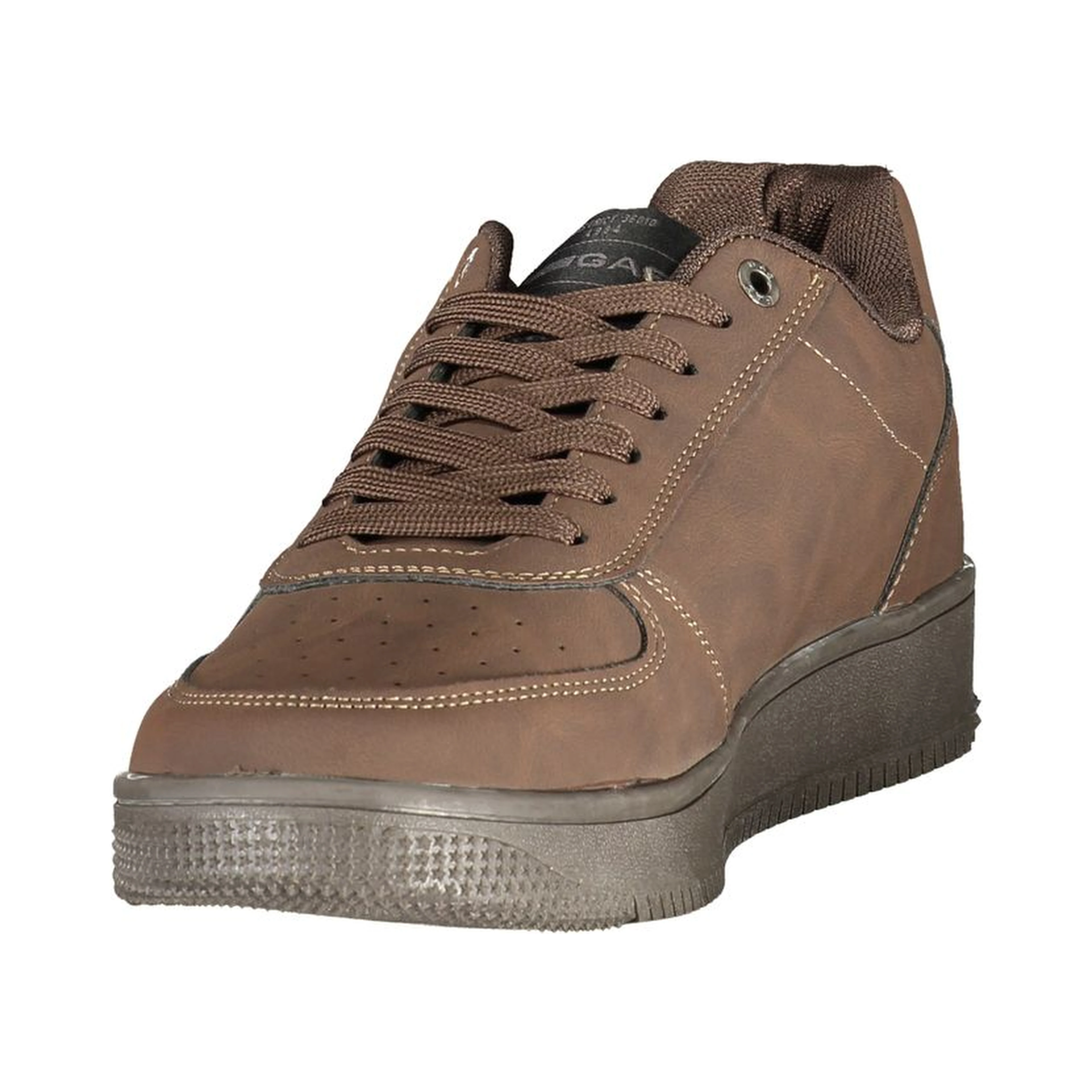 Brown Polyurethane Men's Sneaker