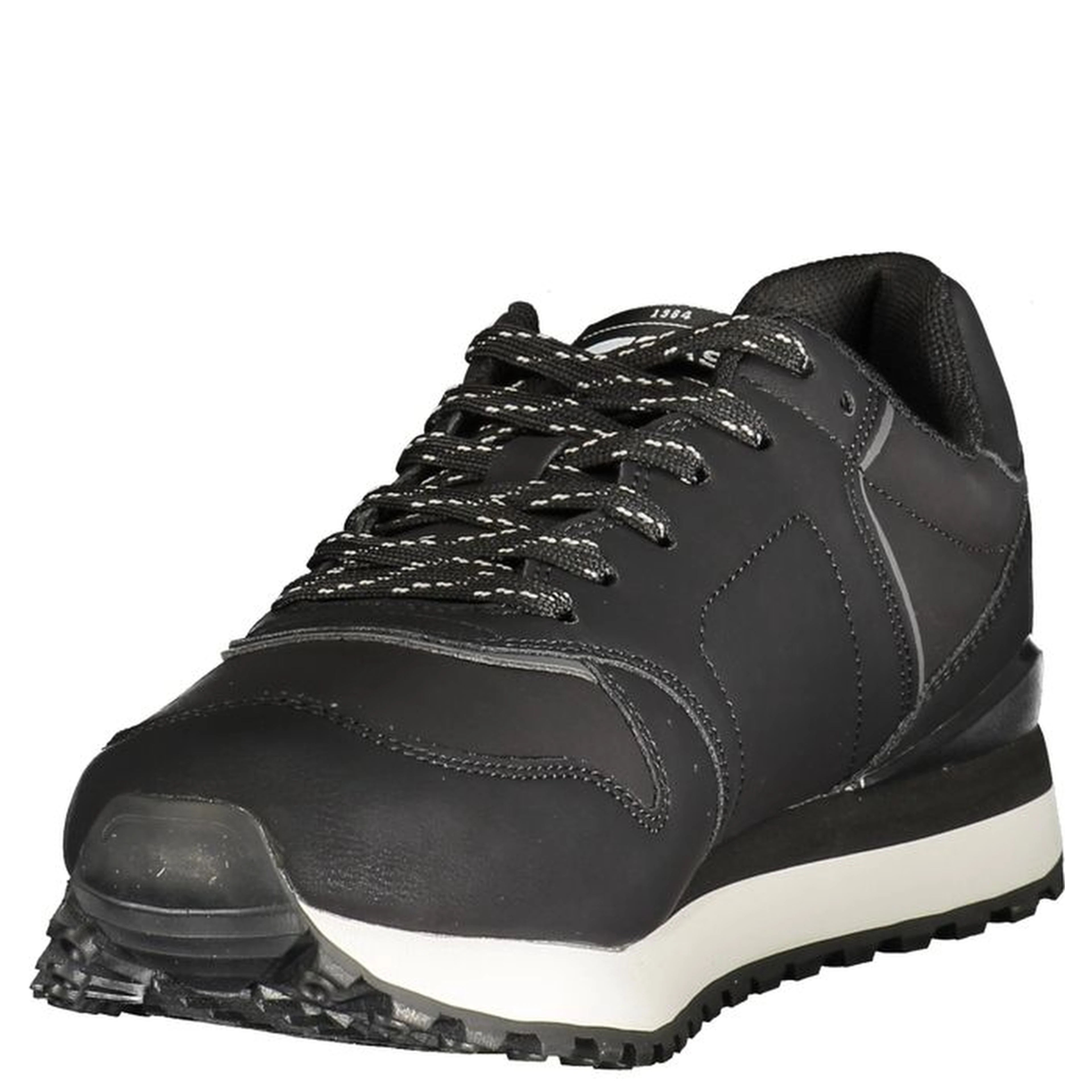 Nero Polyurethane Men's Sneaker