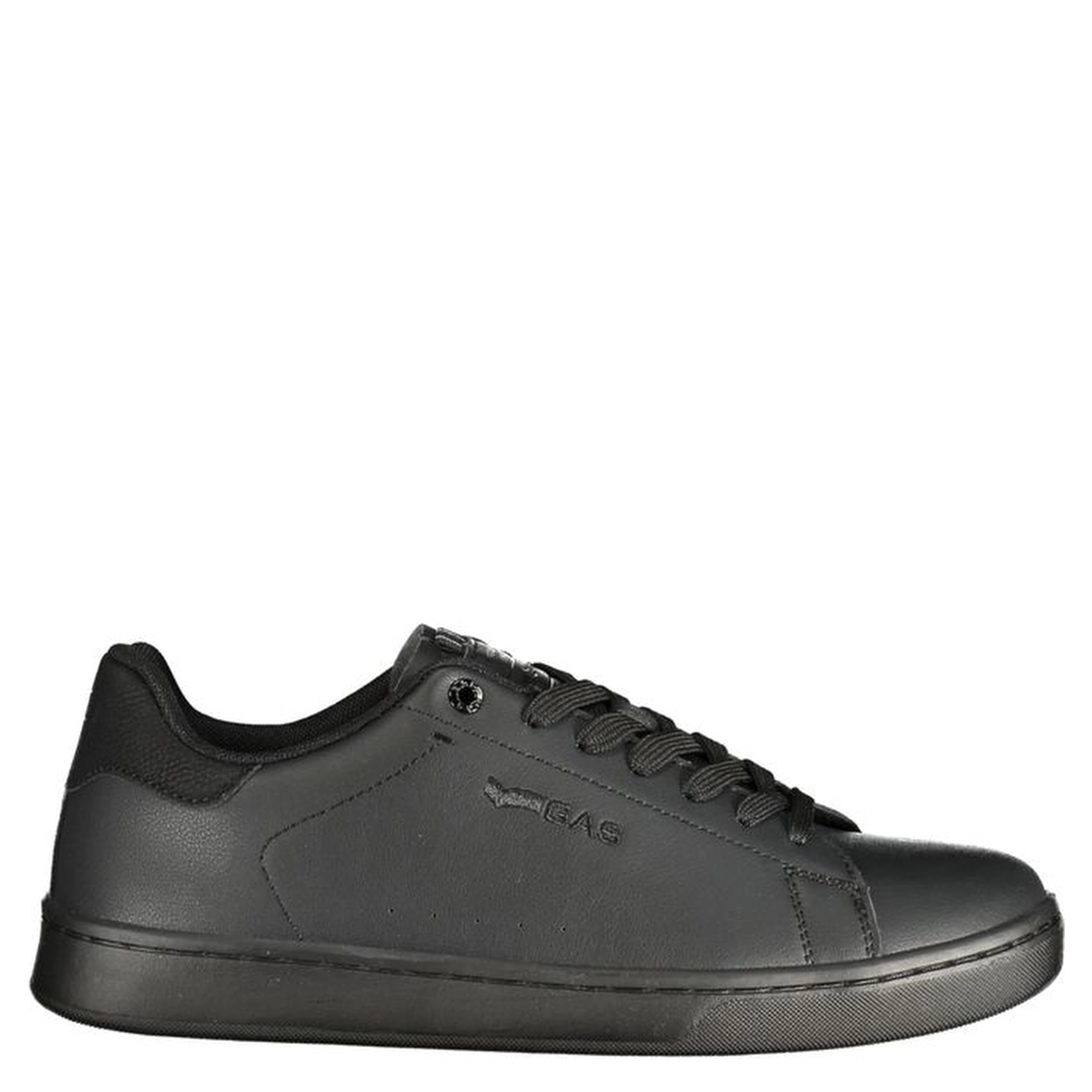 Black Polyurethane Men's Sneaker