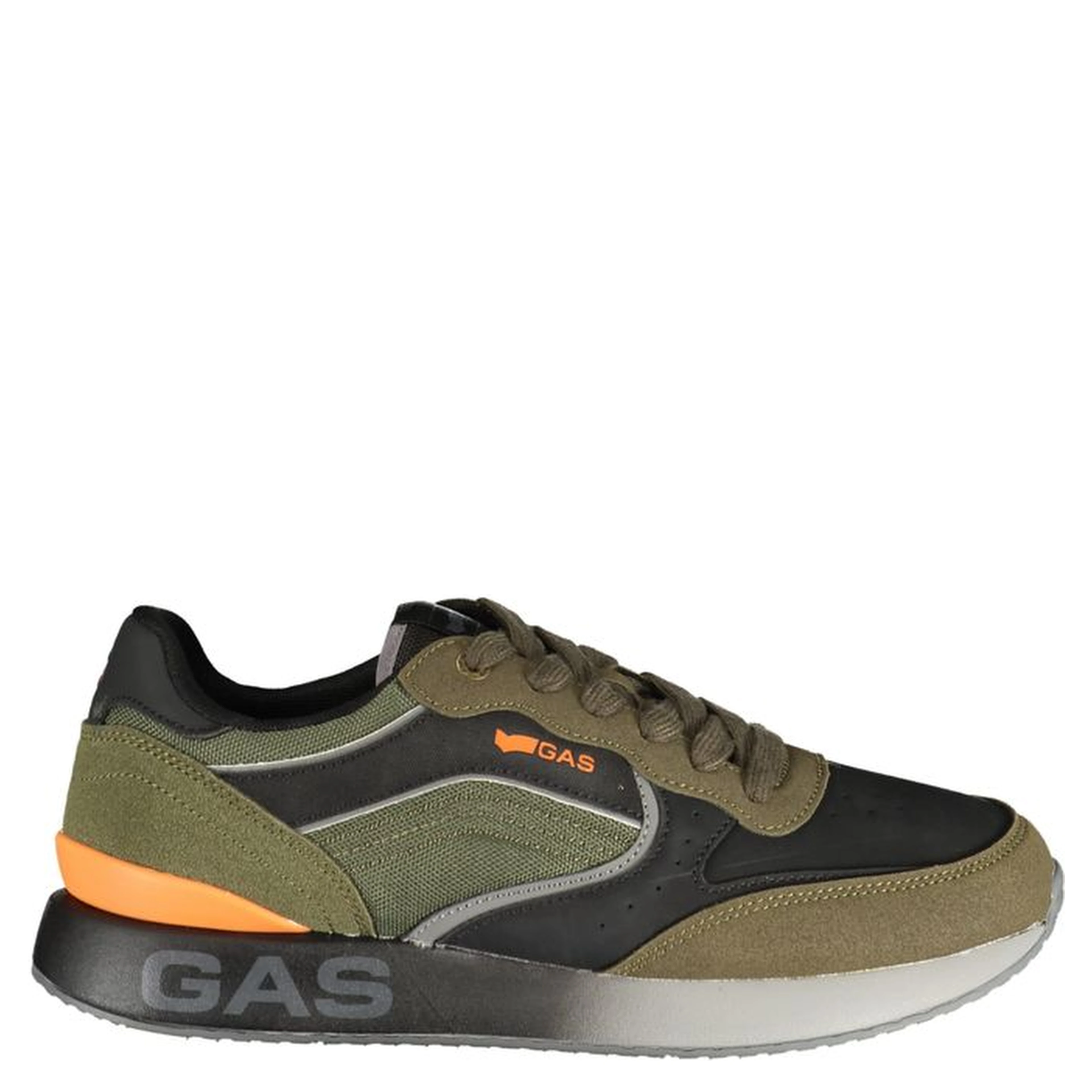Green Polyurethane Men's Sneaker