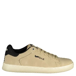 Beige Polyurethane Men's Sneaker