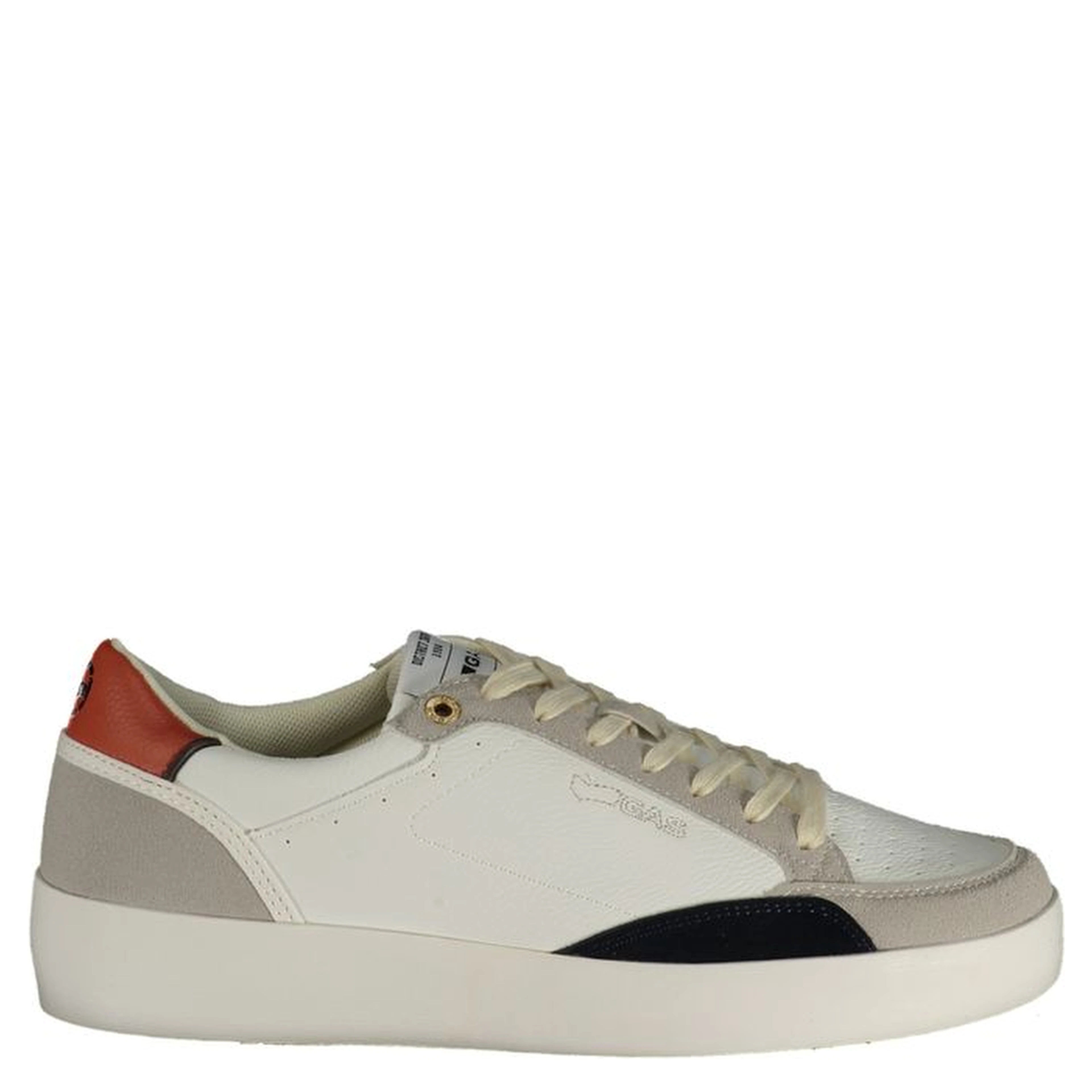 White Polyurethane Men's Sneaker