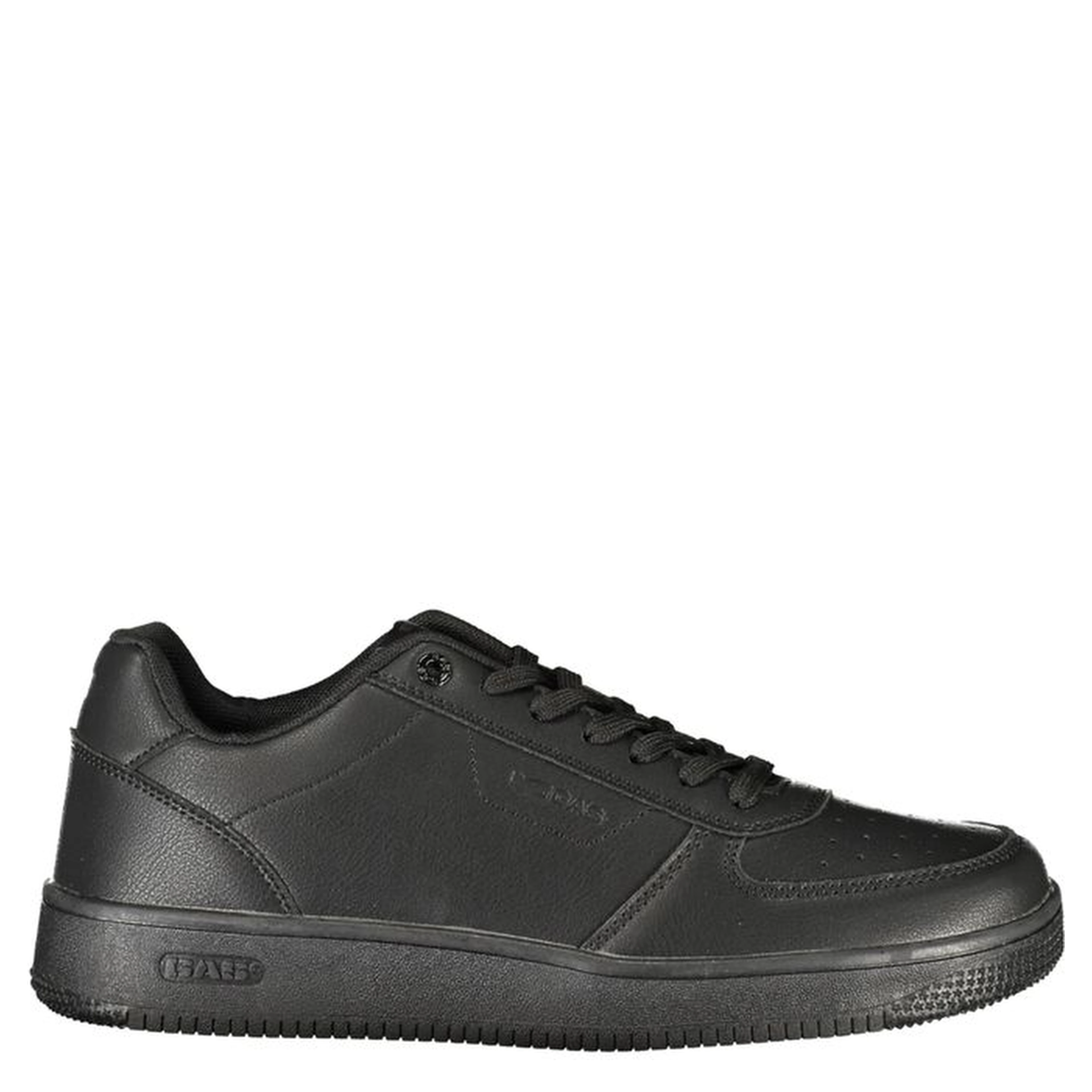 Black Polyurethane Men Sneaker