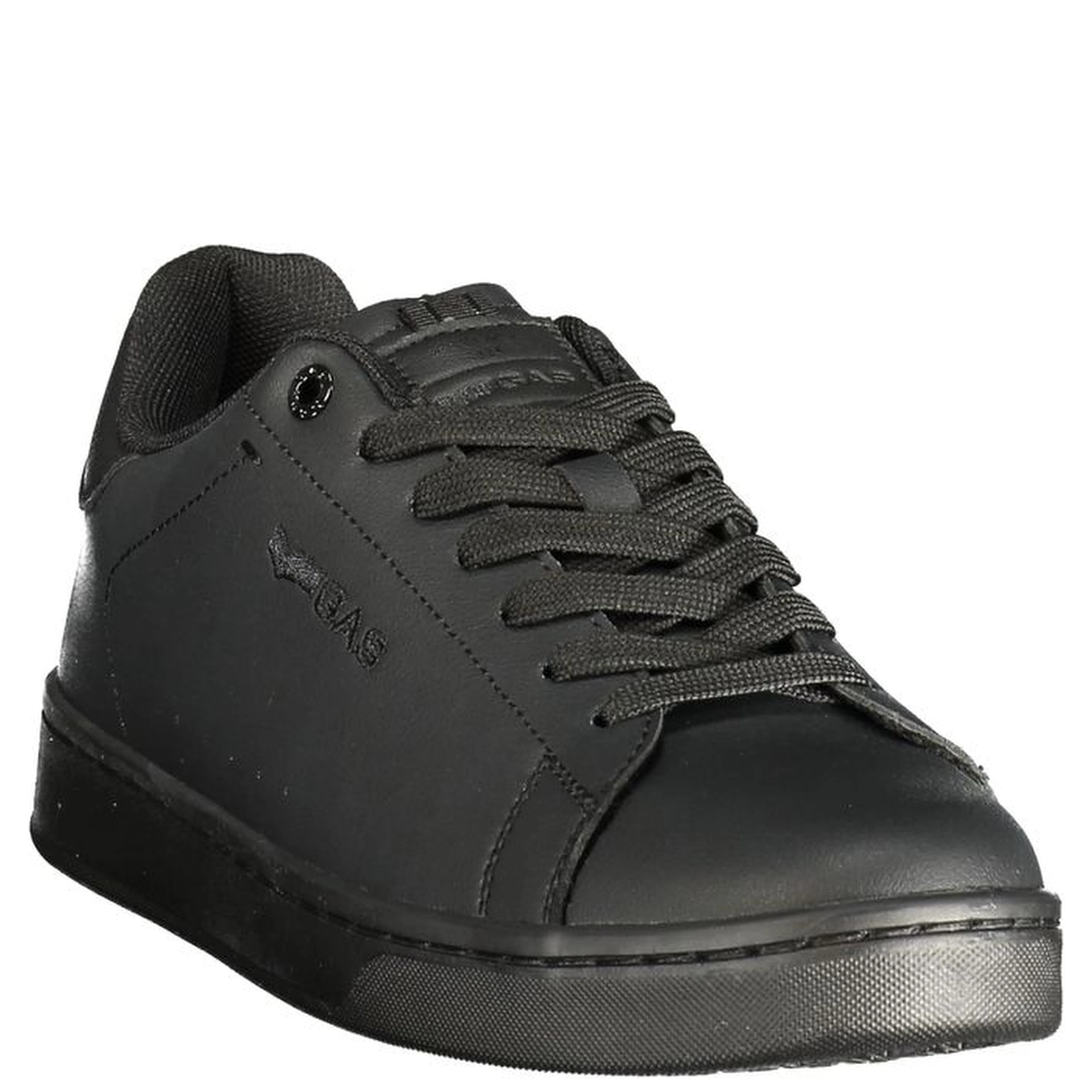 Black Polyurethane Men's Sneaker