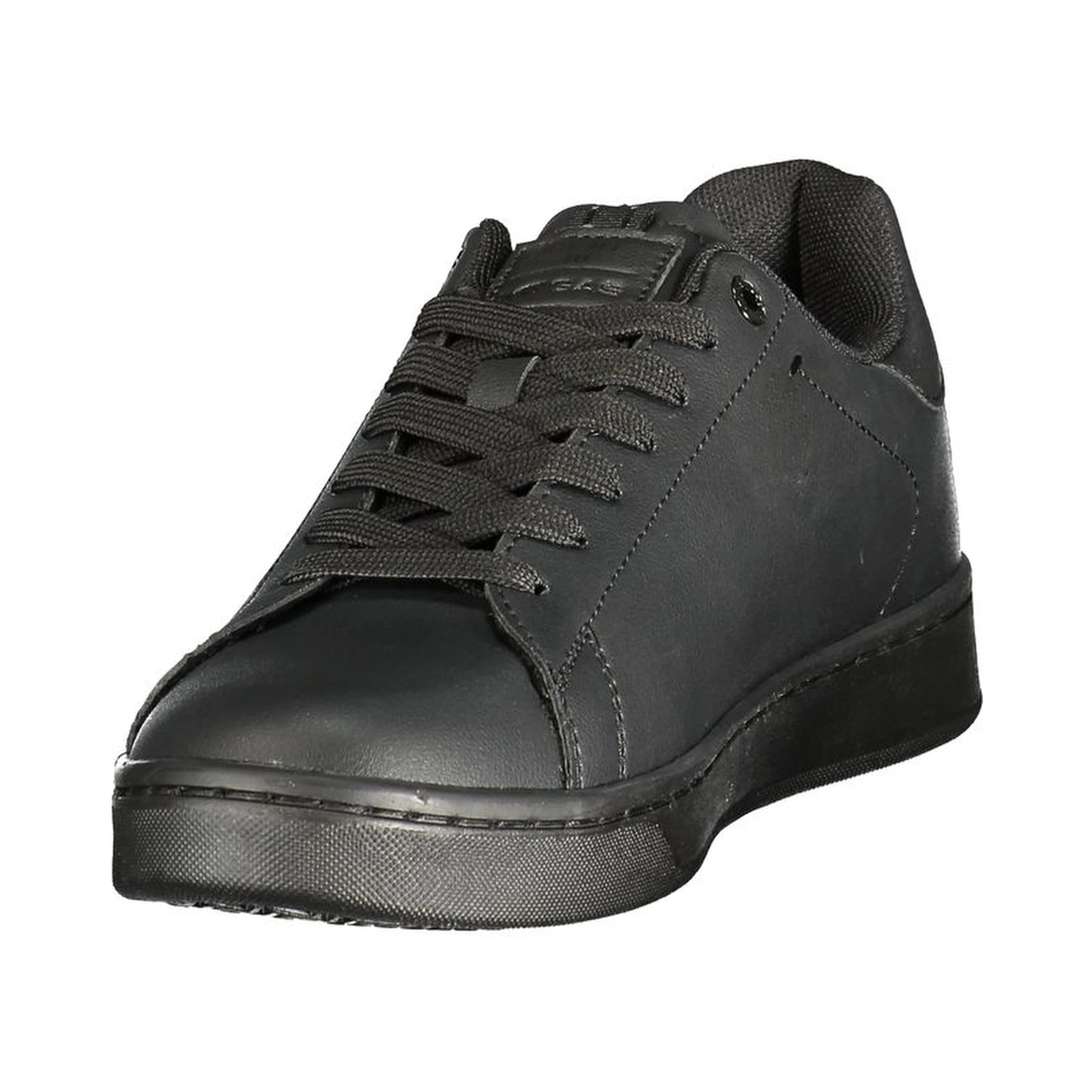 Black Polyurethane Men's Sneaker