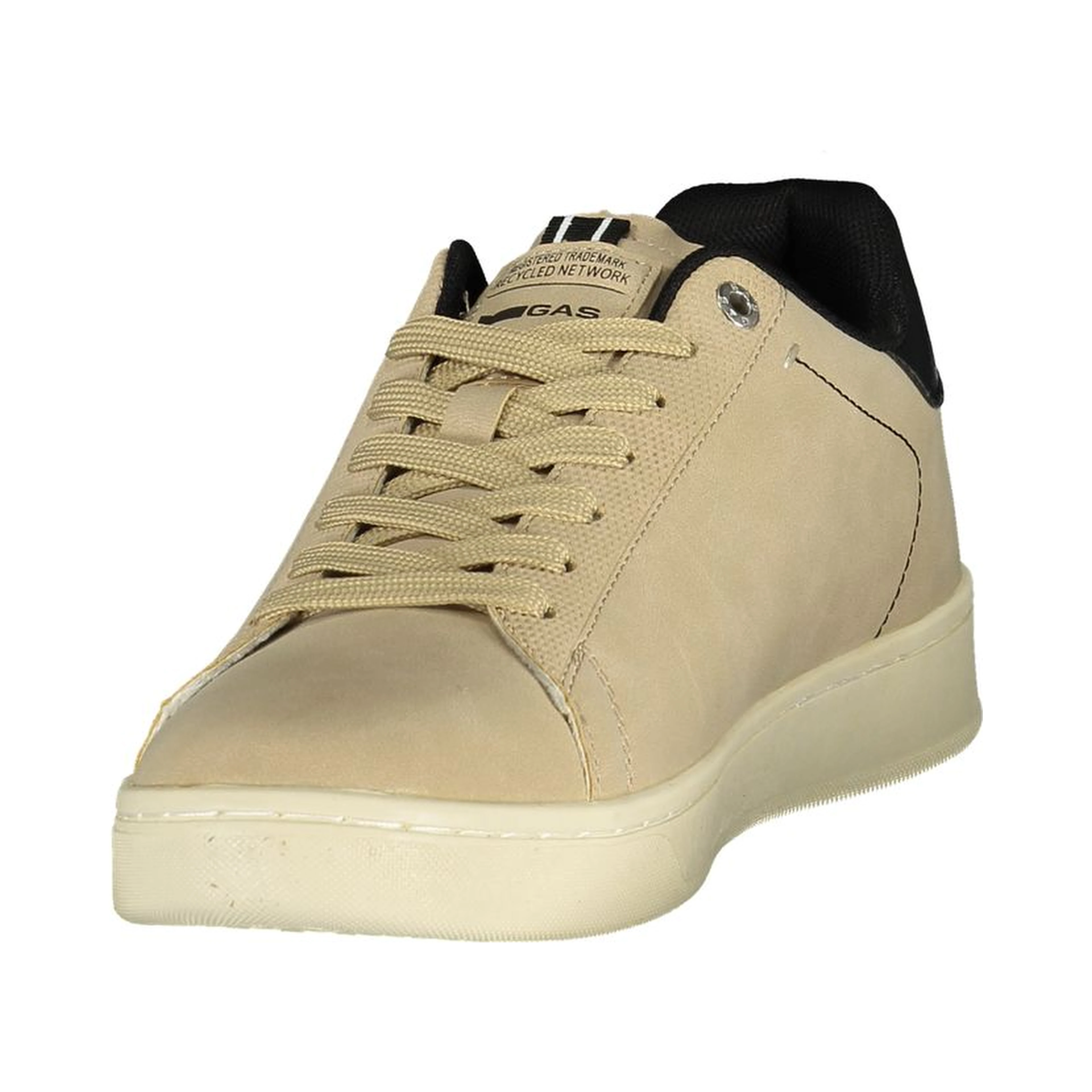 Beige Polyurethane Men's Sneaker