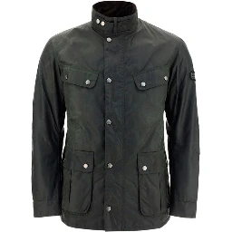 Bicolor Cotton Shell Jacket