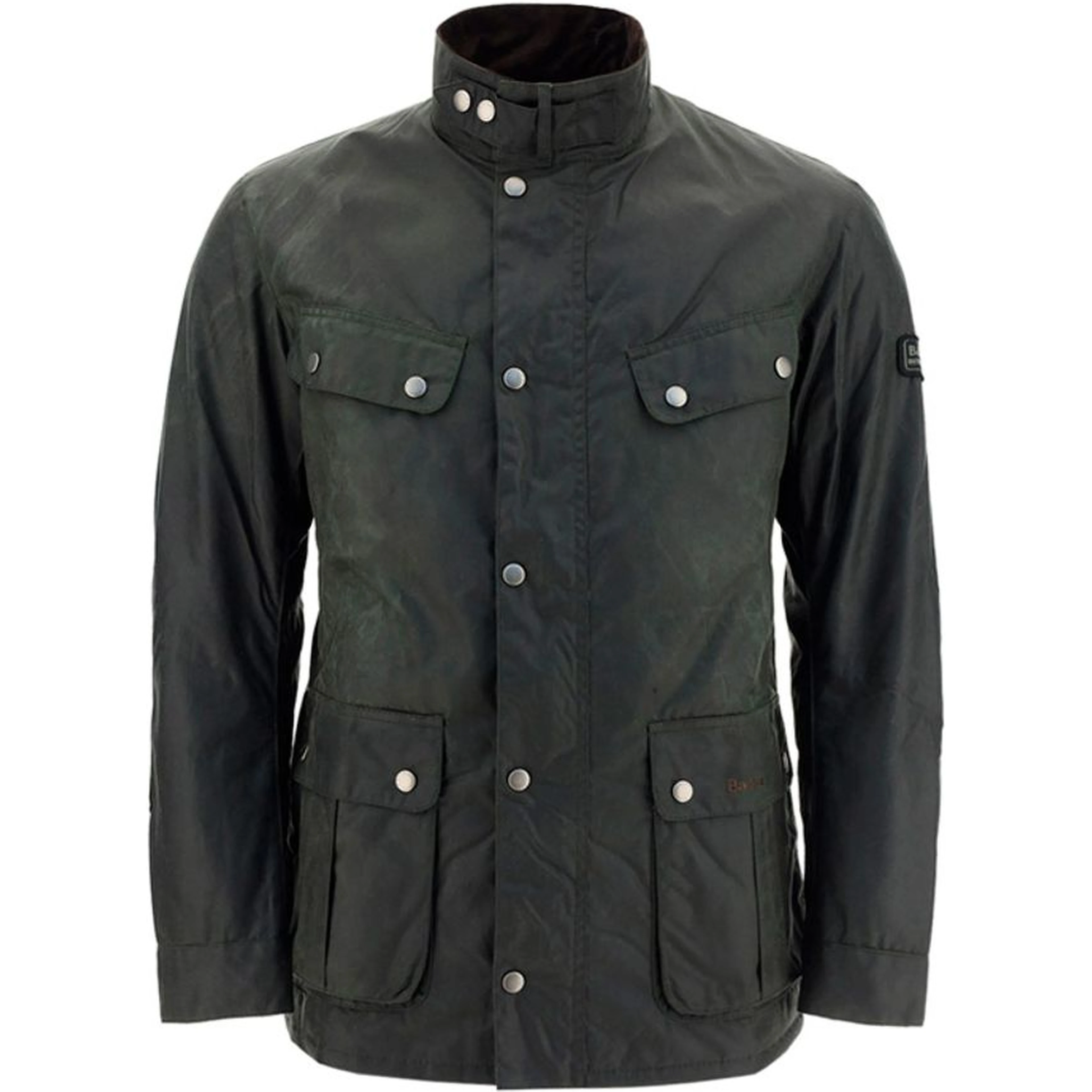 Bicolor Cotton Shell Jacket
