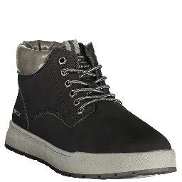 Nero Polyurethane Men's Sneaker