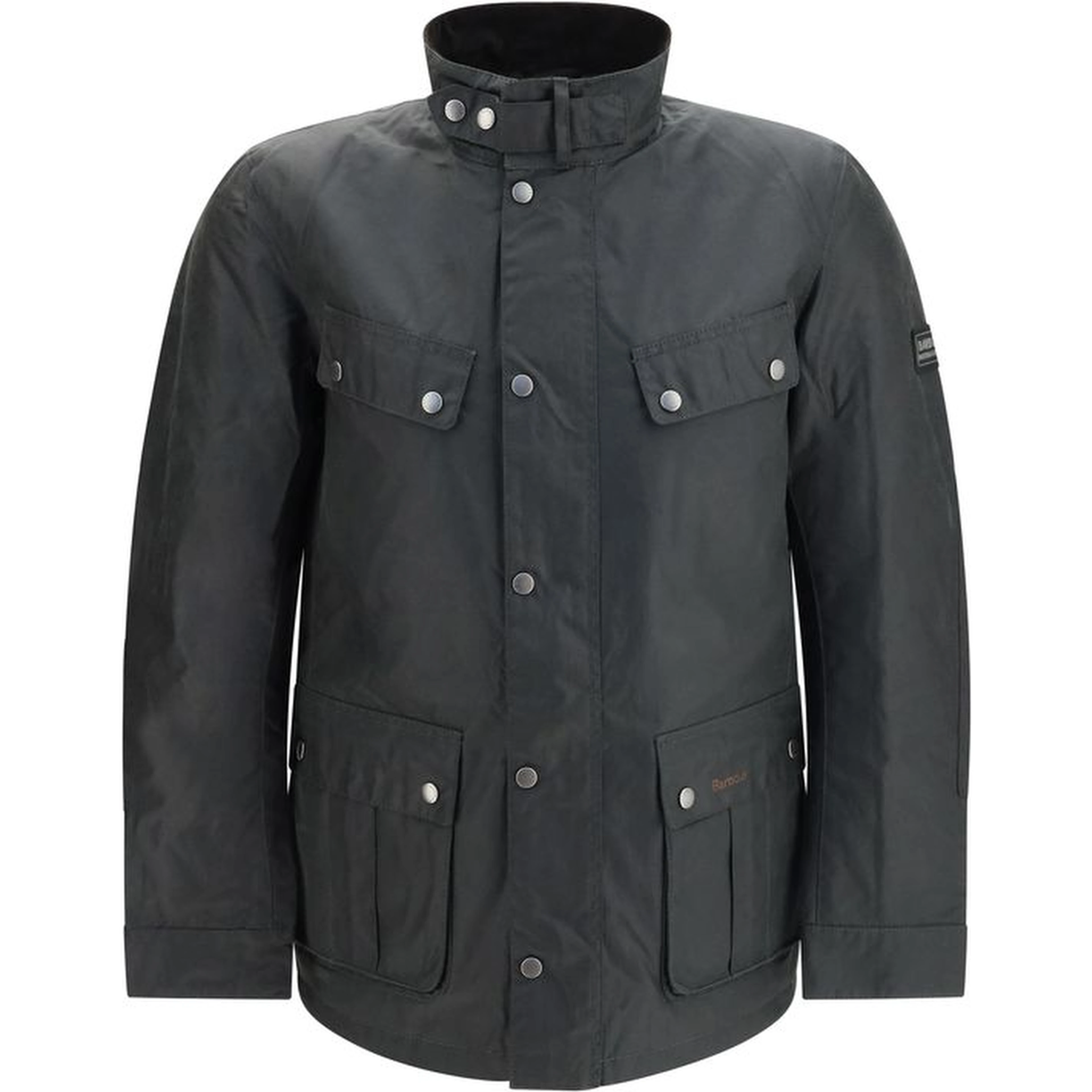 Bicolor Cotton Shell Jacket