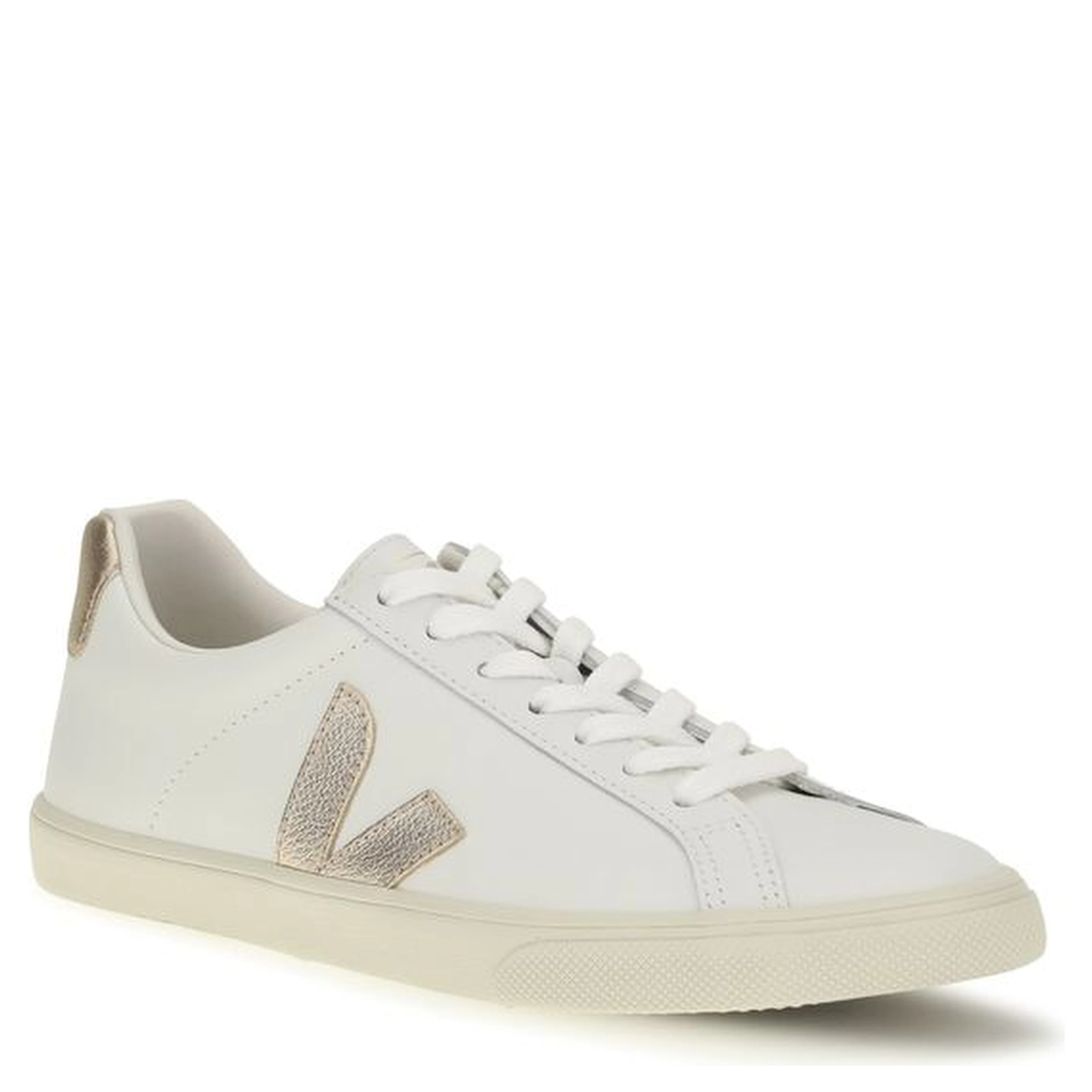 White Calf Leather Bos Taurus Low Top Sneakers