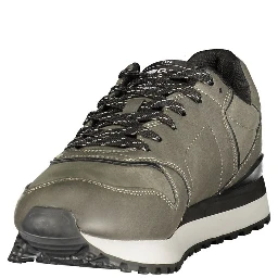 Gray Polyurethane Men's Sneaker