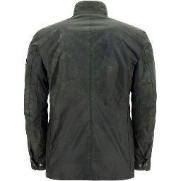 Bicolor Cotton Shell Jacket