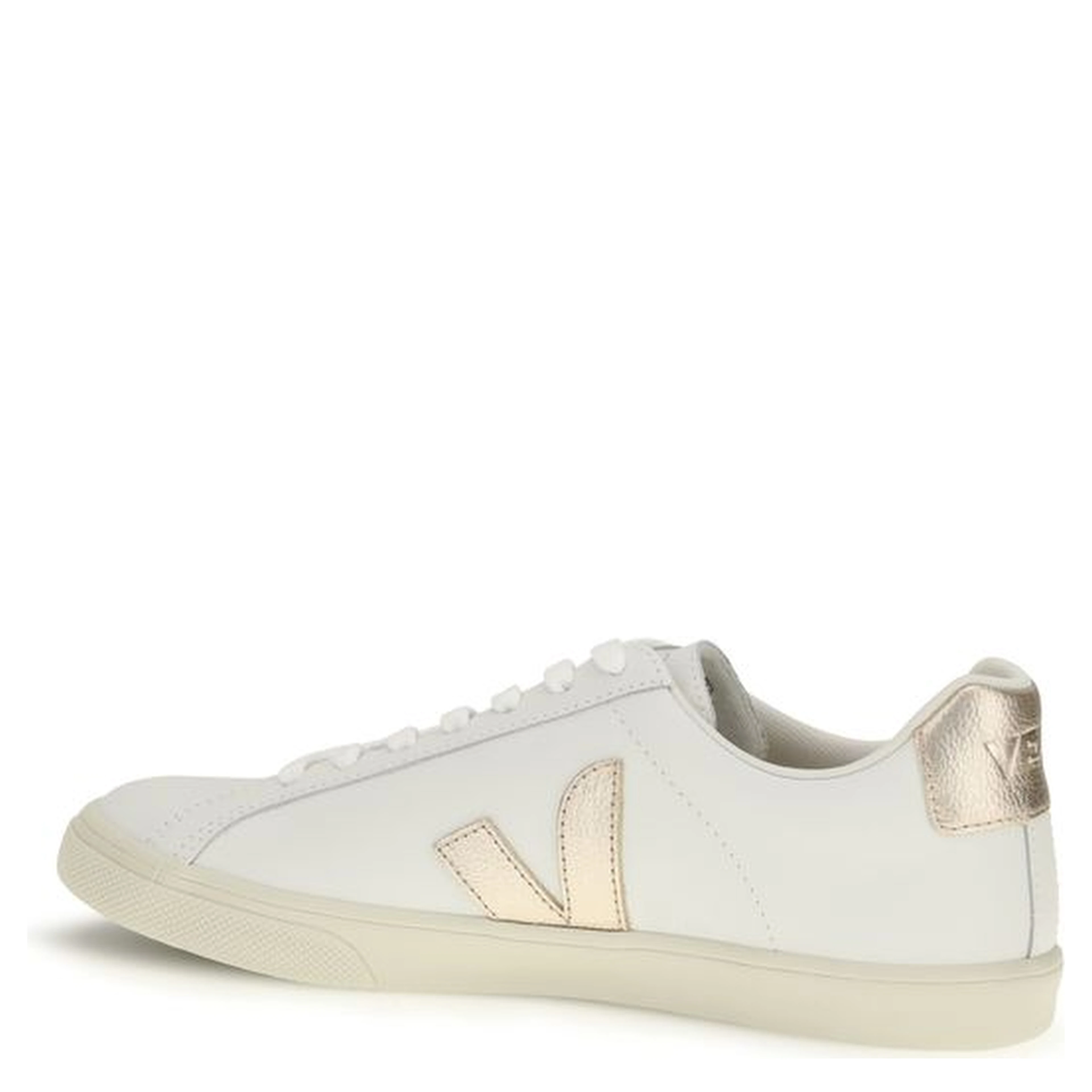 White Calf Leather Bos Taurus Low Top Sneakers