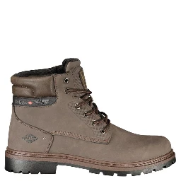 Brown Polyurethane Men's Boots
