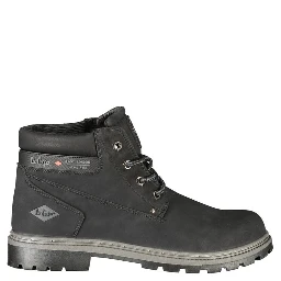 Black Polyurethane Men's Boot