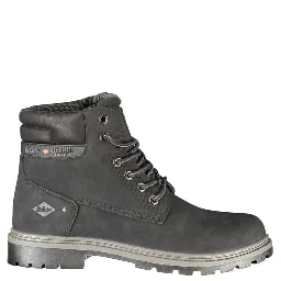 Black Polyurethane Men's Boot