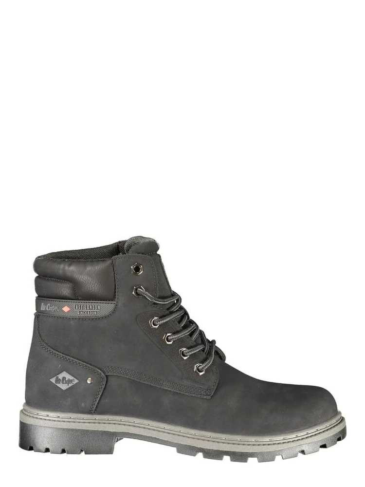 Black Polyurethane Men's Boot