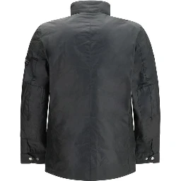 Bicolor Cotton Shell Jacket