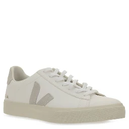 White Calf Leather Bos Taurus Low Top Sneakers