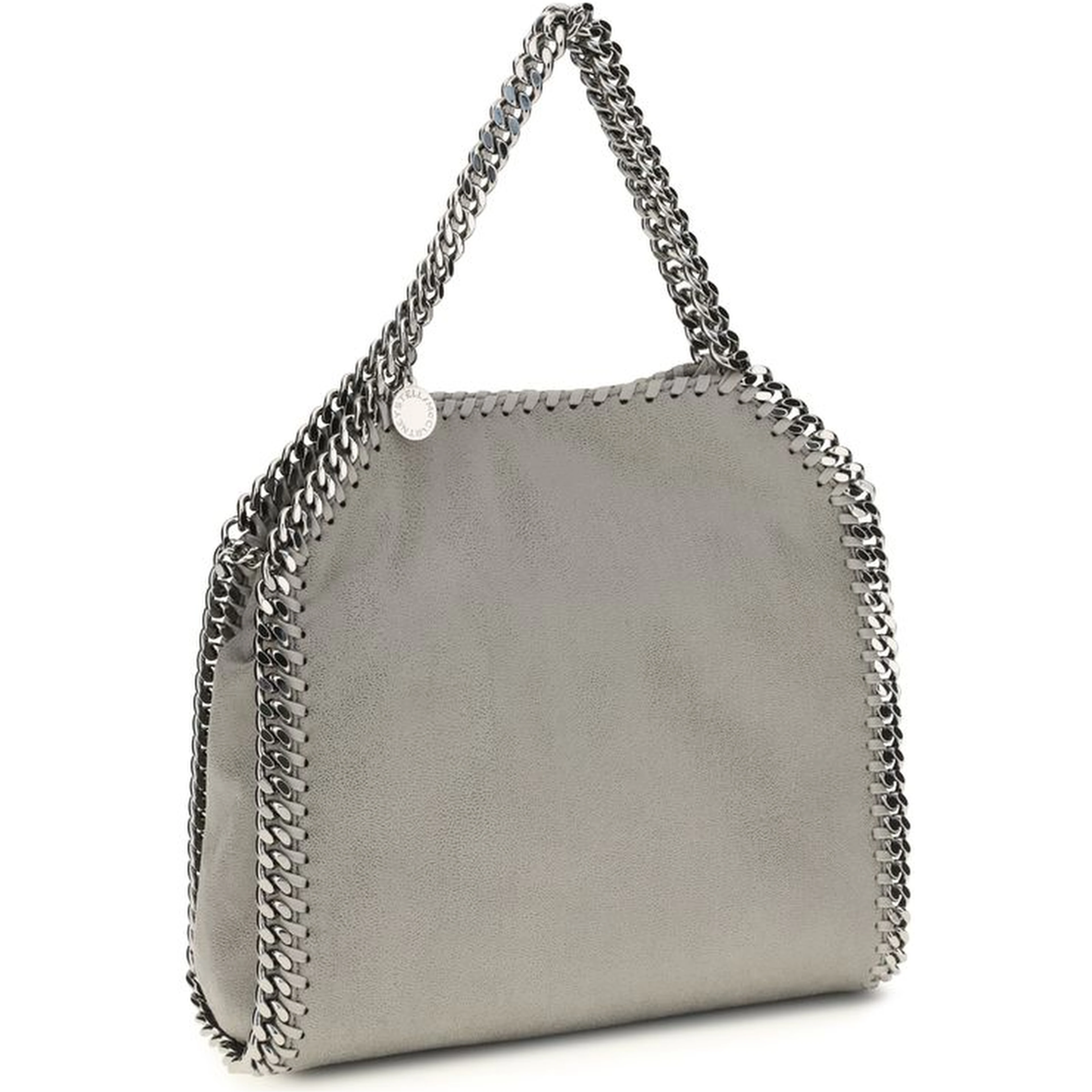 Gray Polyester Handbag