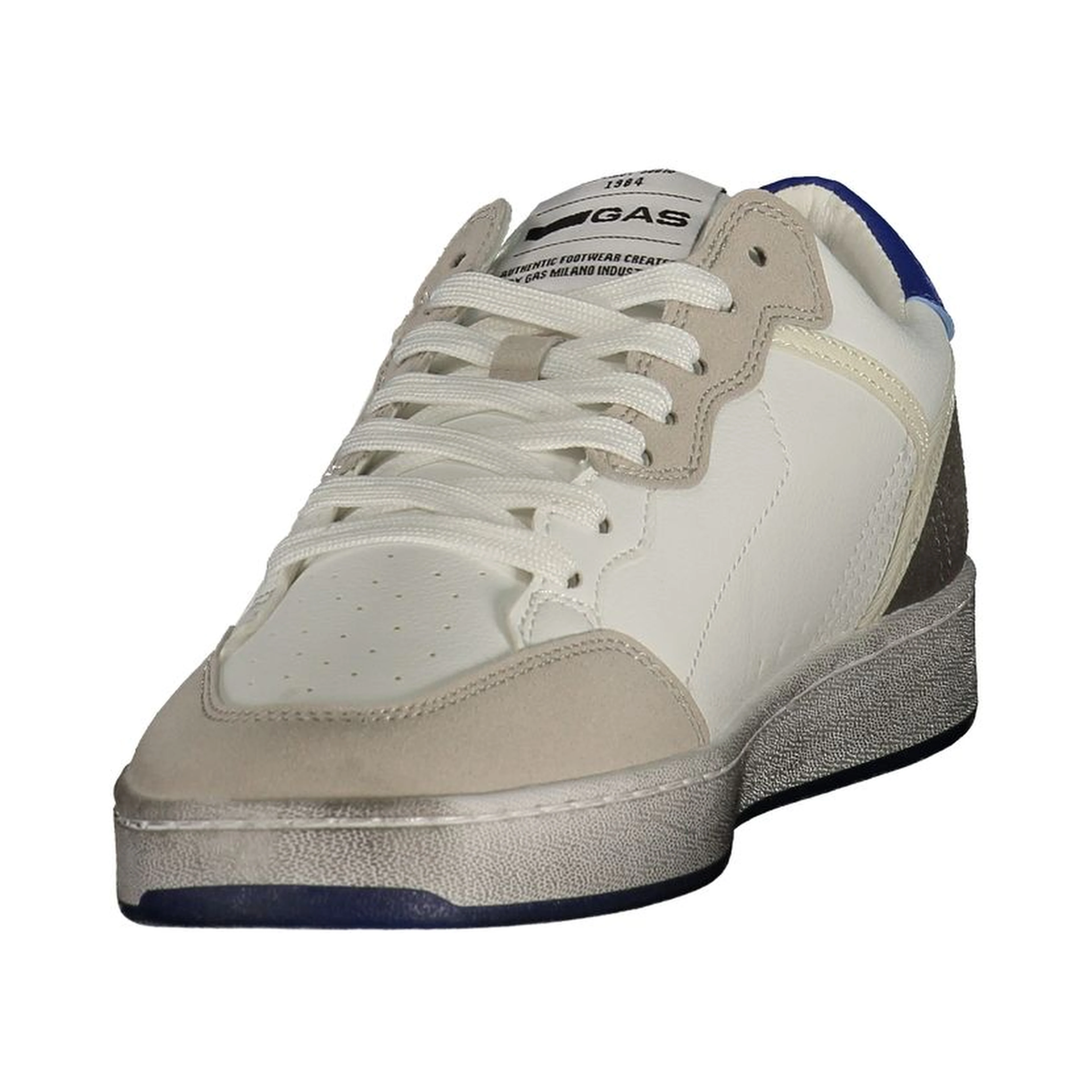 White Polyurethane Men's Sneaker