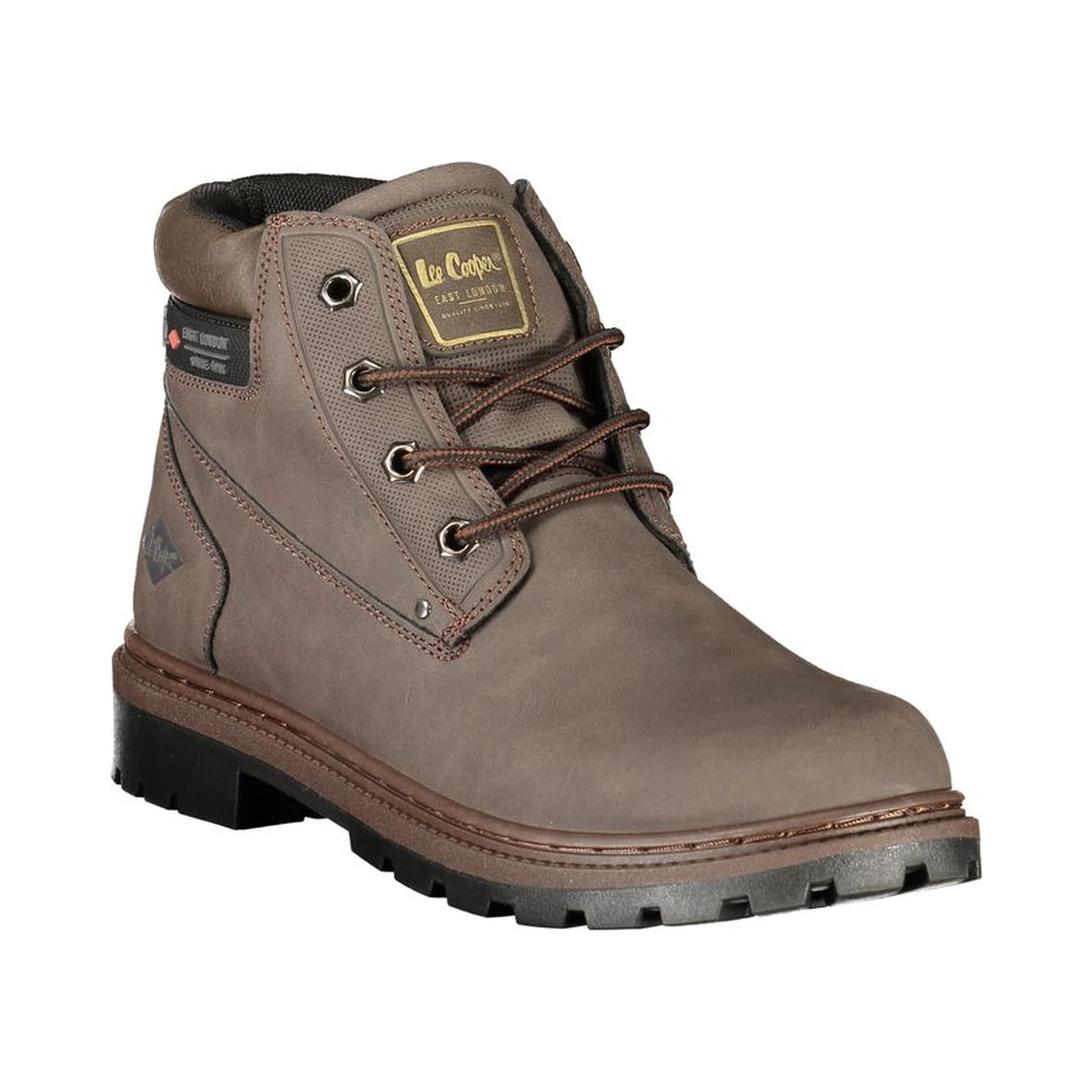 Brown Polyurethane Men's Boot