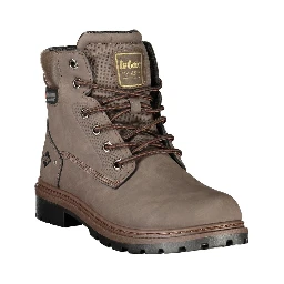 Brown Polyurethane Men's Boots