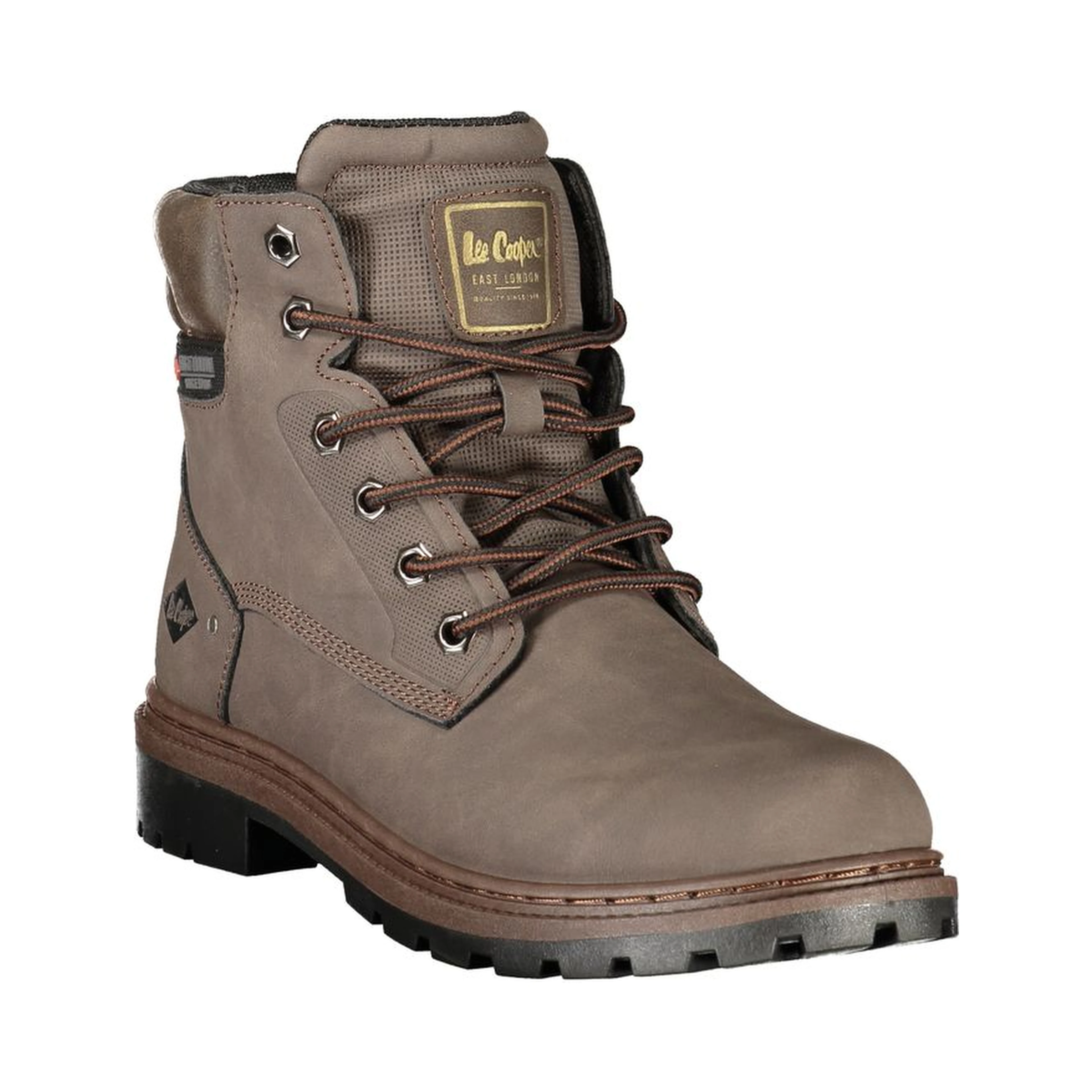 Brown Polyurethane Men's Boots