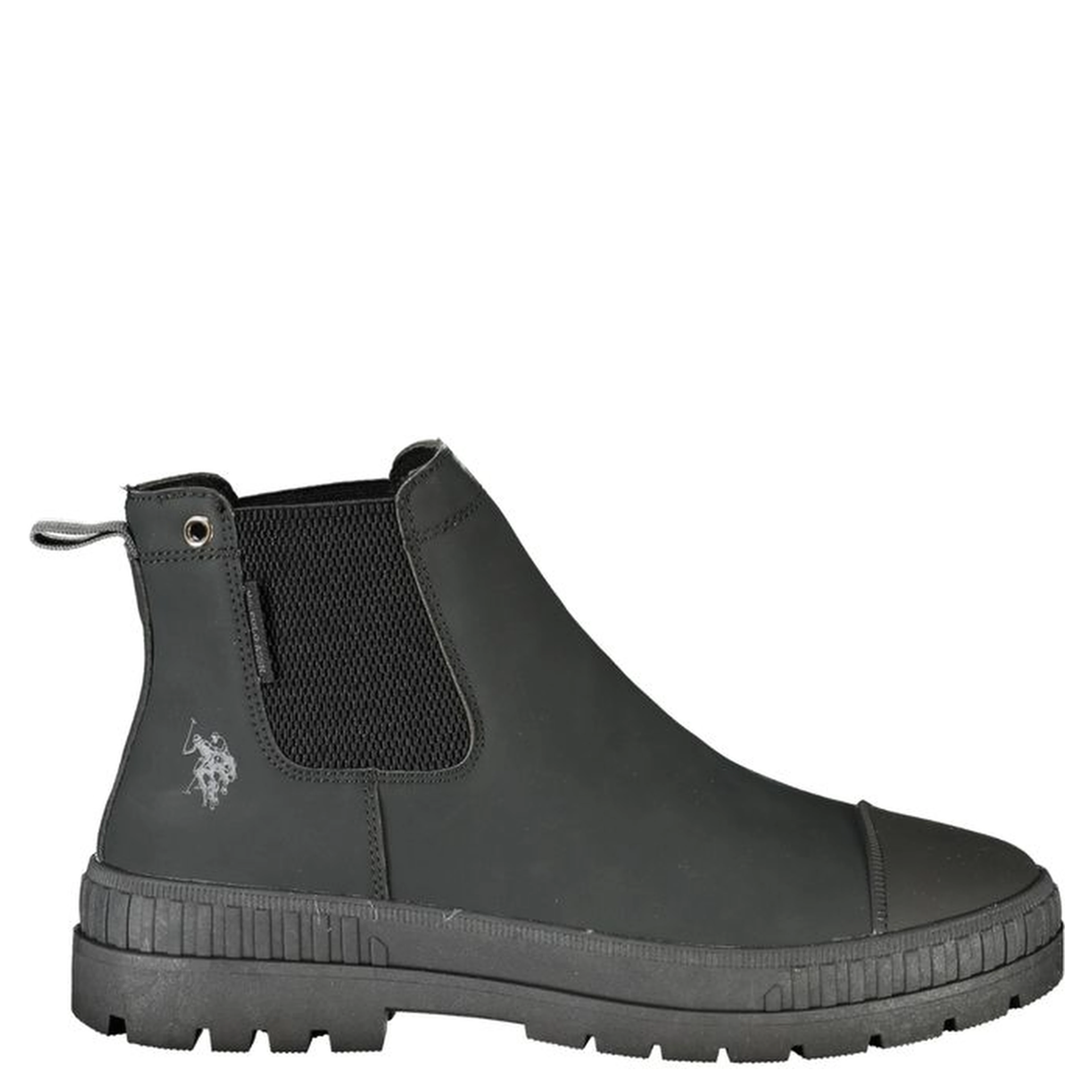 Black Polyurethane Men's Boot