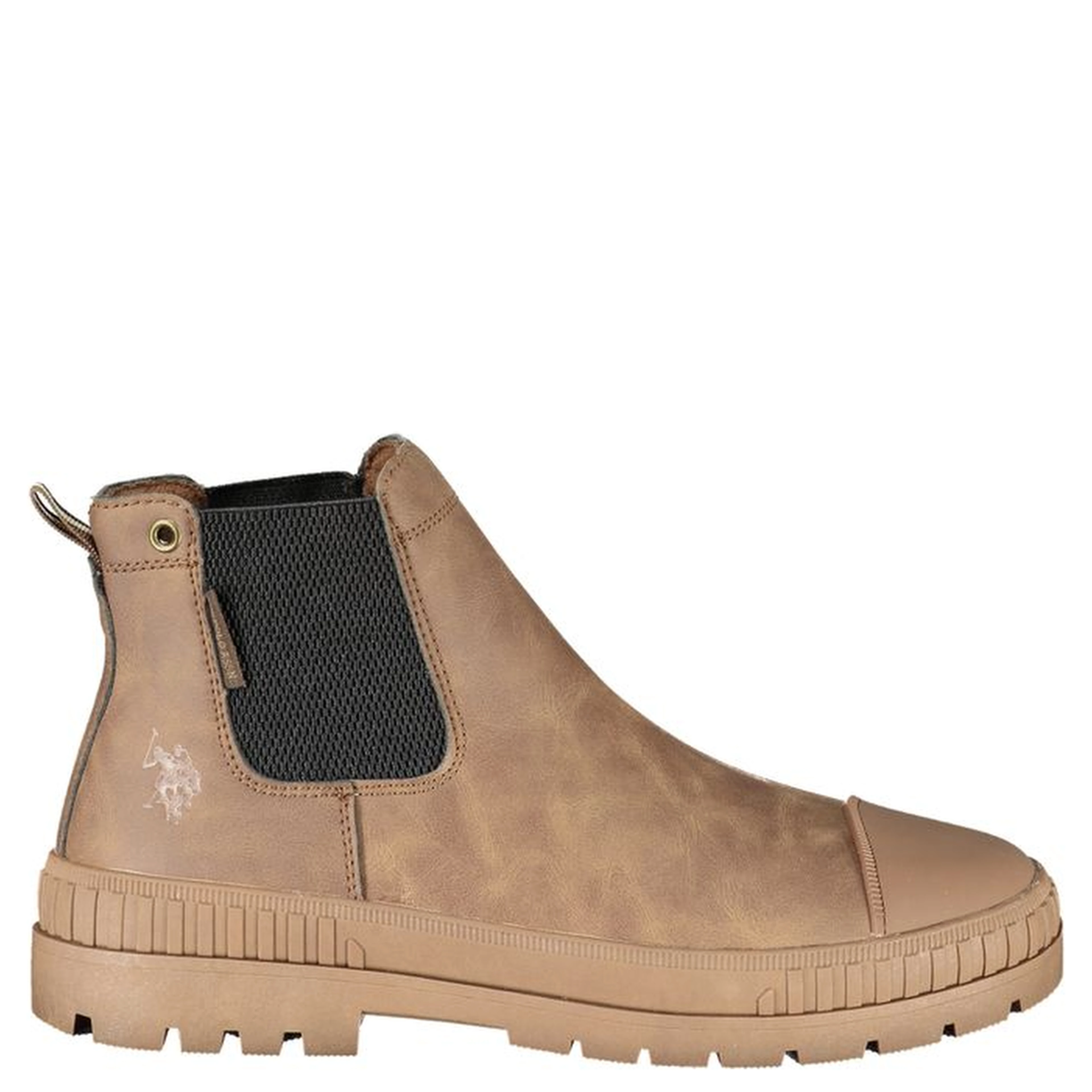 Brown Polyurethane Men's Boot