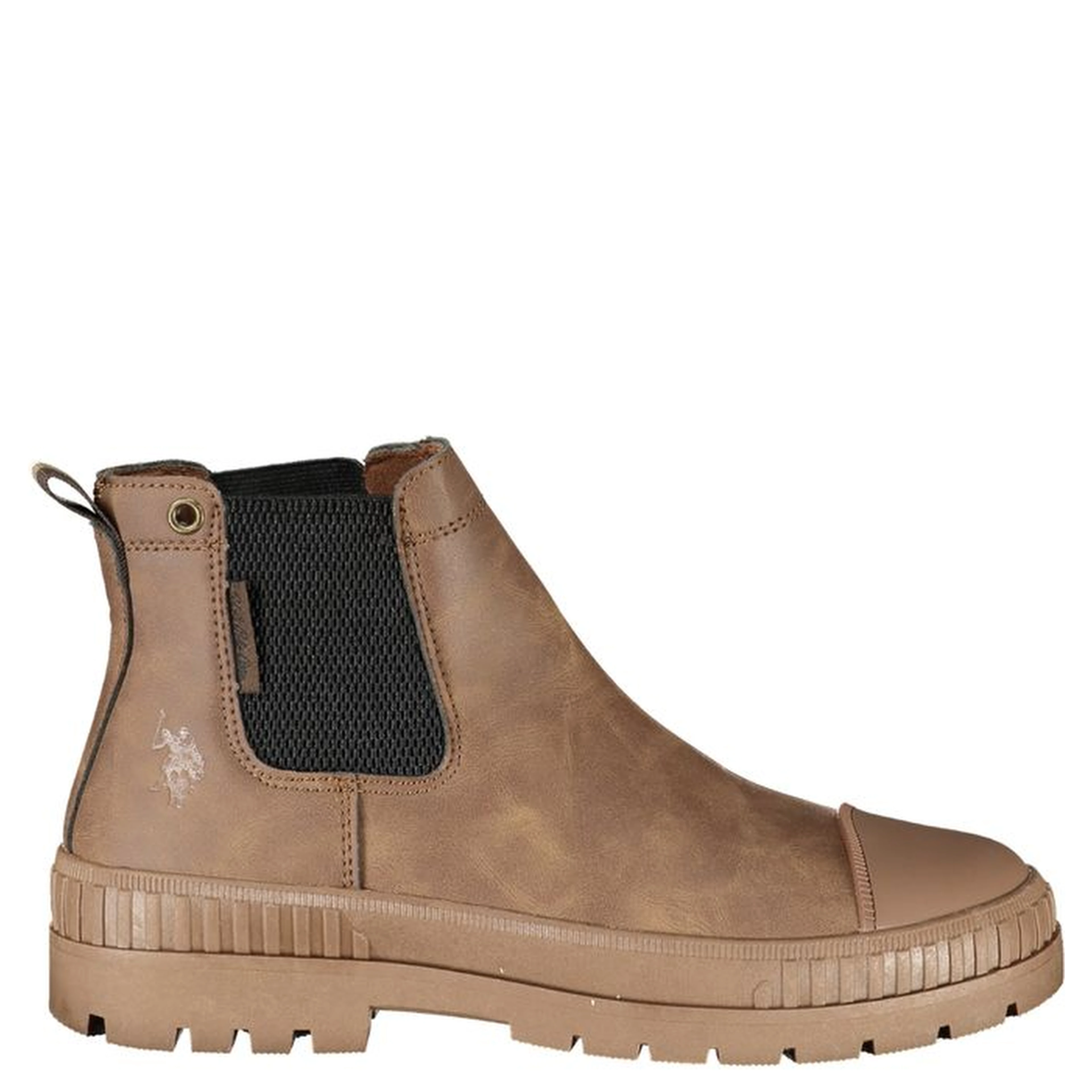 Brown Polyurethane Women's Boot