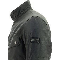 Bicolor Cotton Shell Jacket
