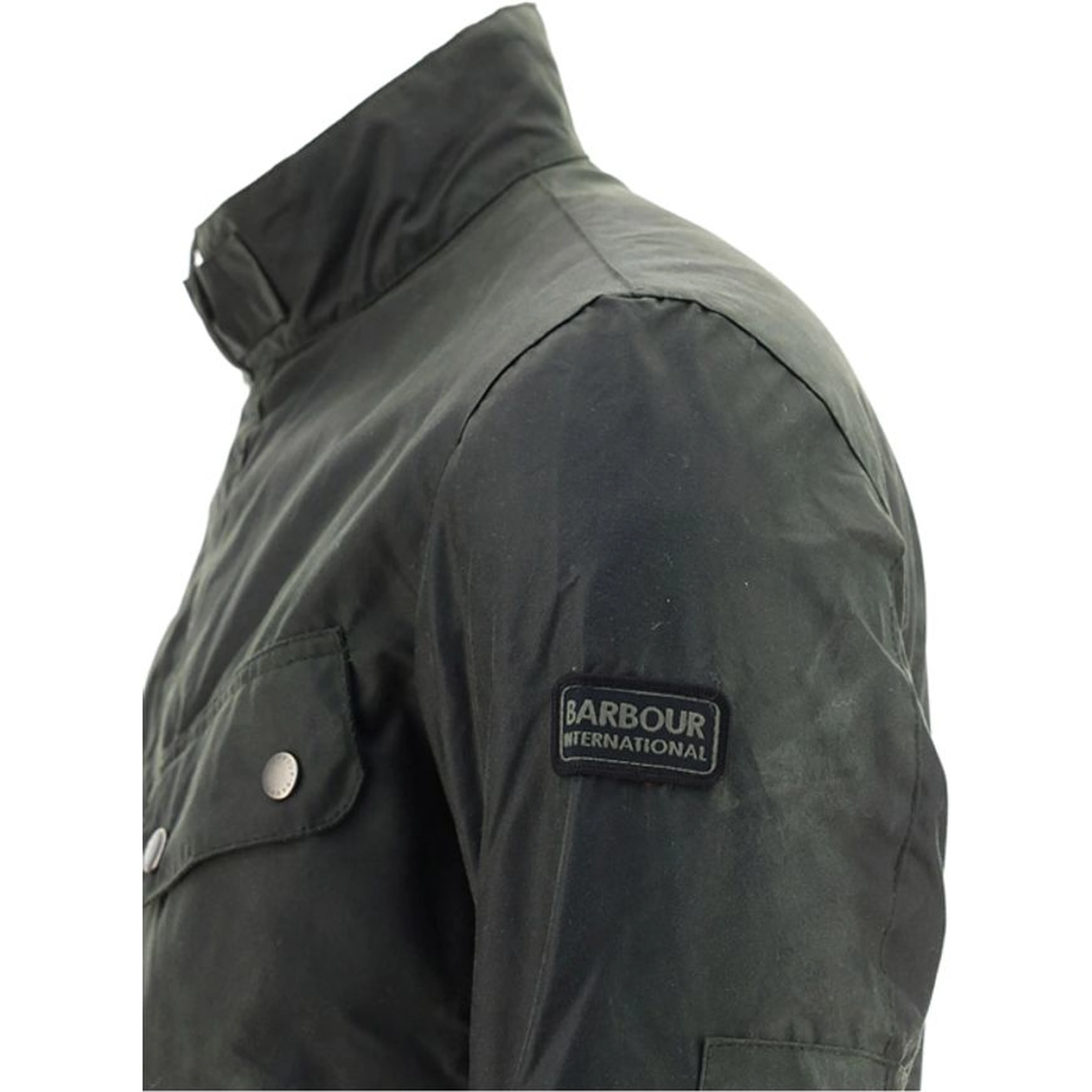 Bicolor Cotton Shell Jacket