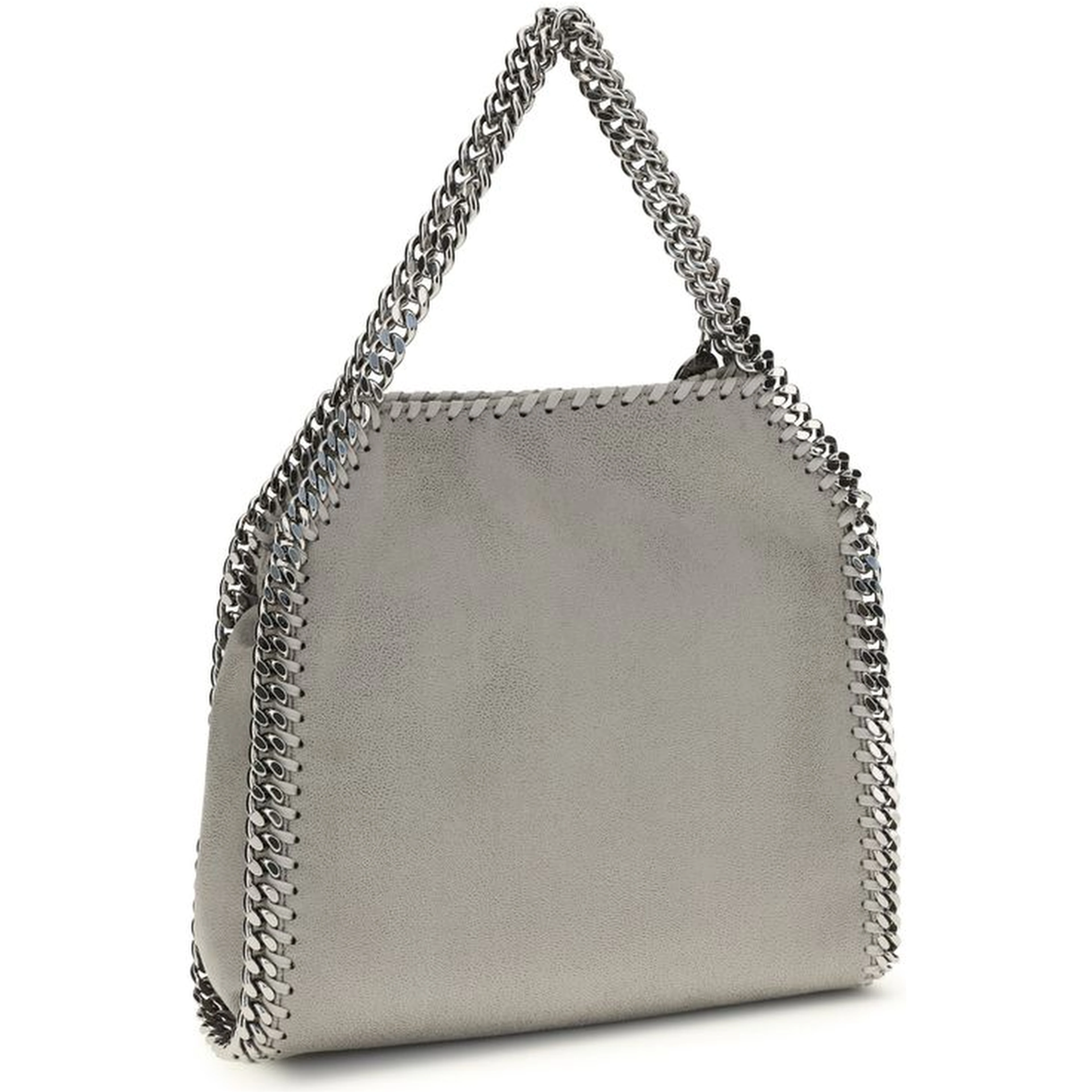 Gray Polyester Handbag