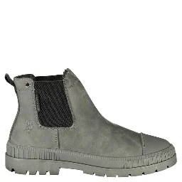 Grey Polyurethane Men's Boot