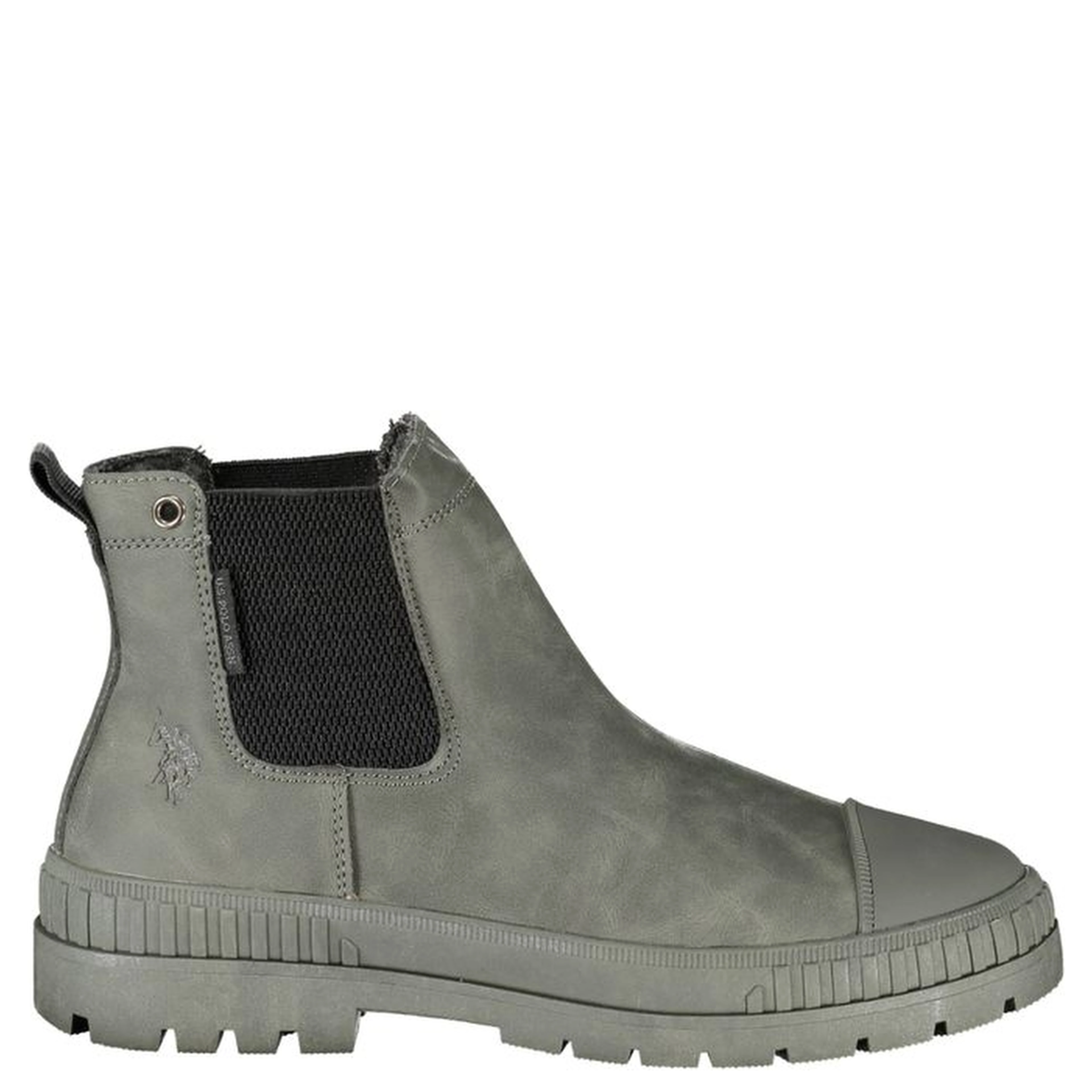 Grey Polyurethane Men's Boot