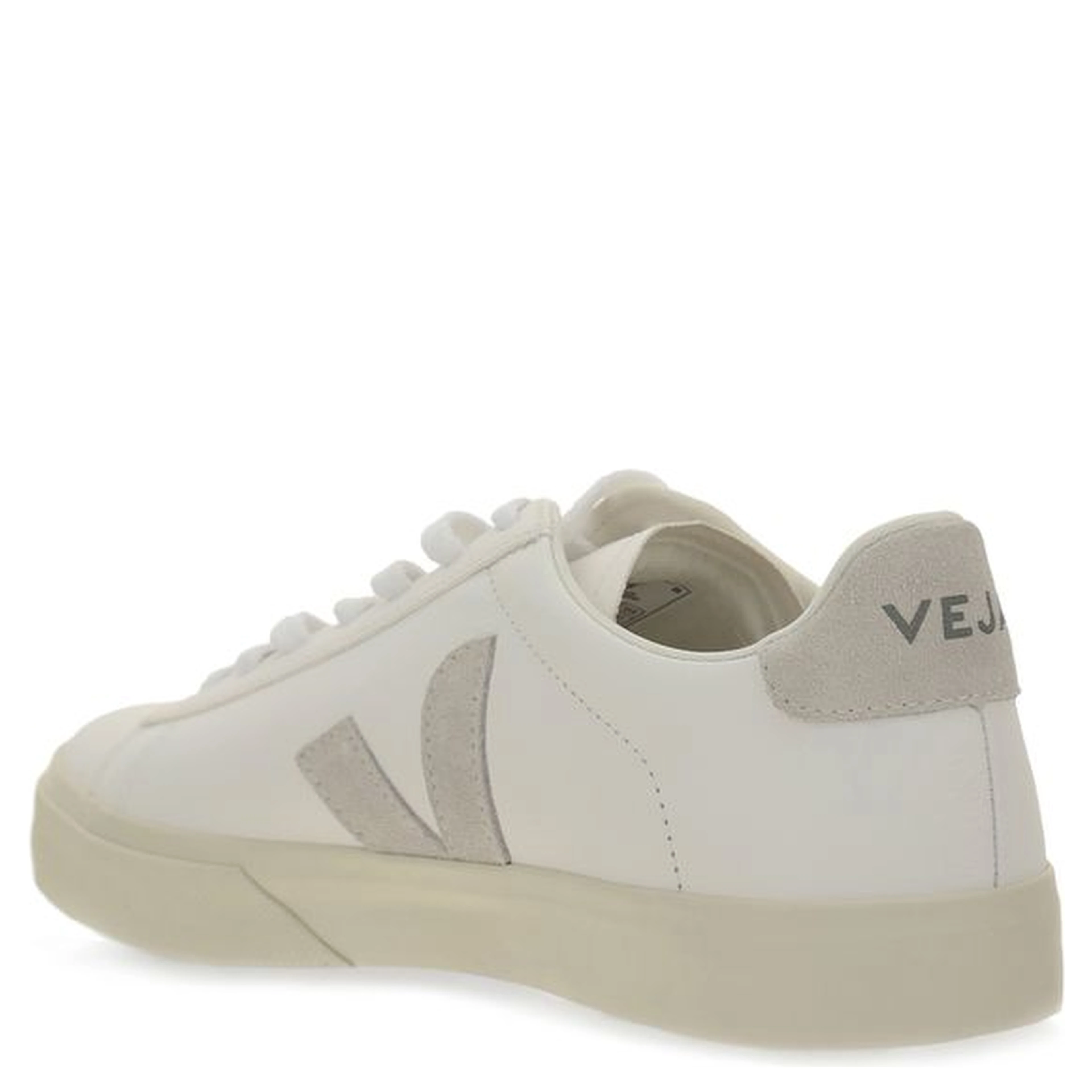 White Calf Leather Bos Taurus Low Top Sneakers