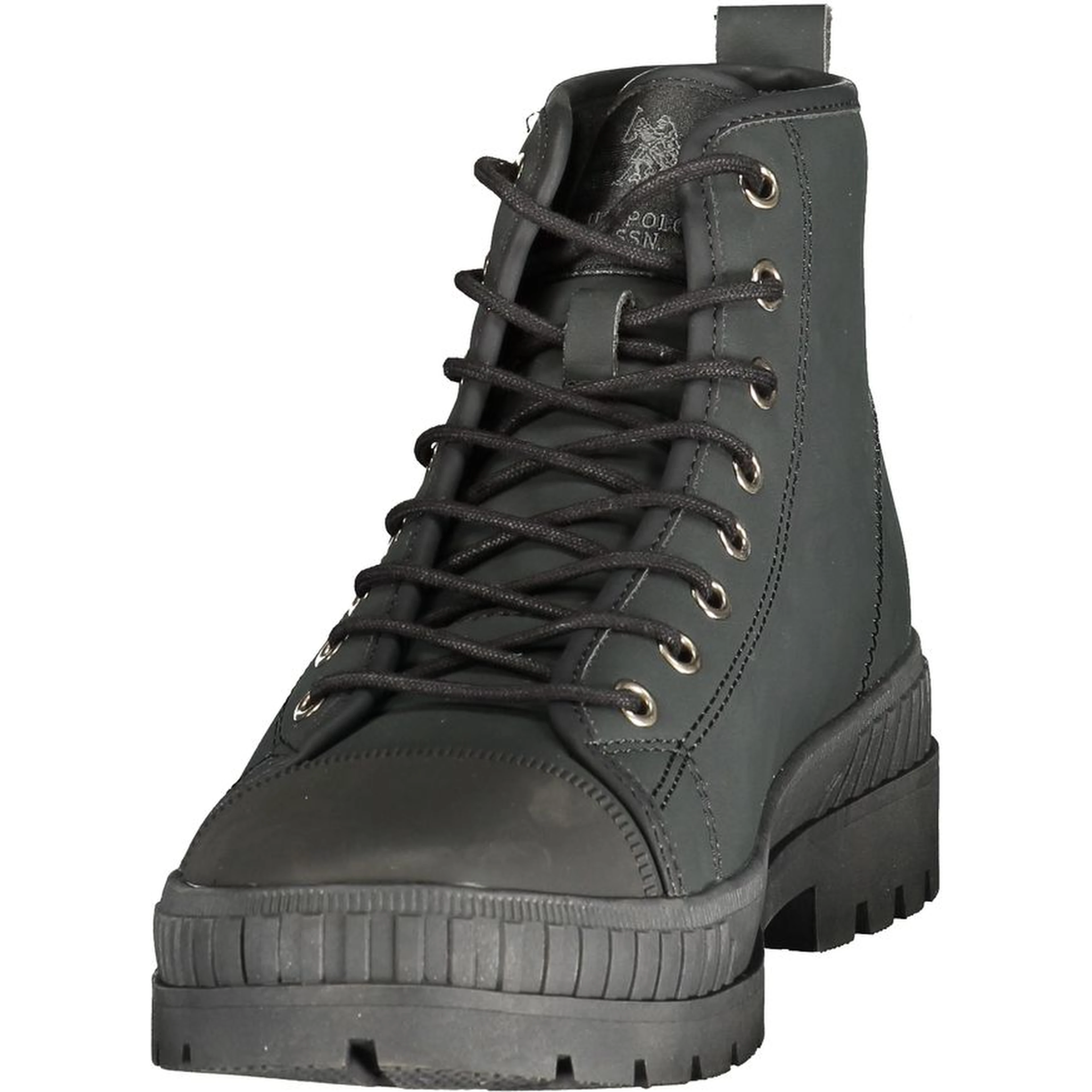 Black Polyurethane Men's Boot
