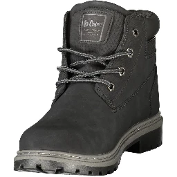 Black Polyurethane Men's Boot