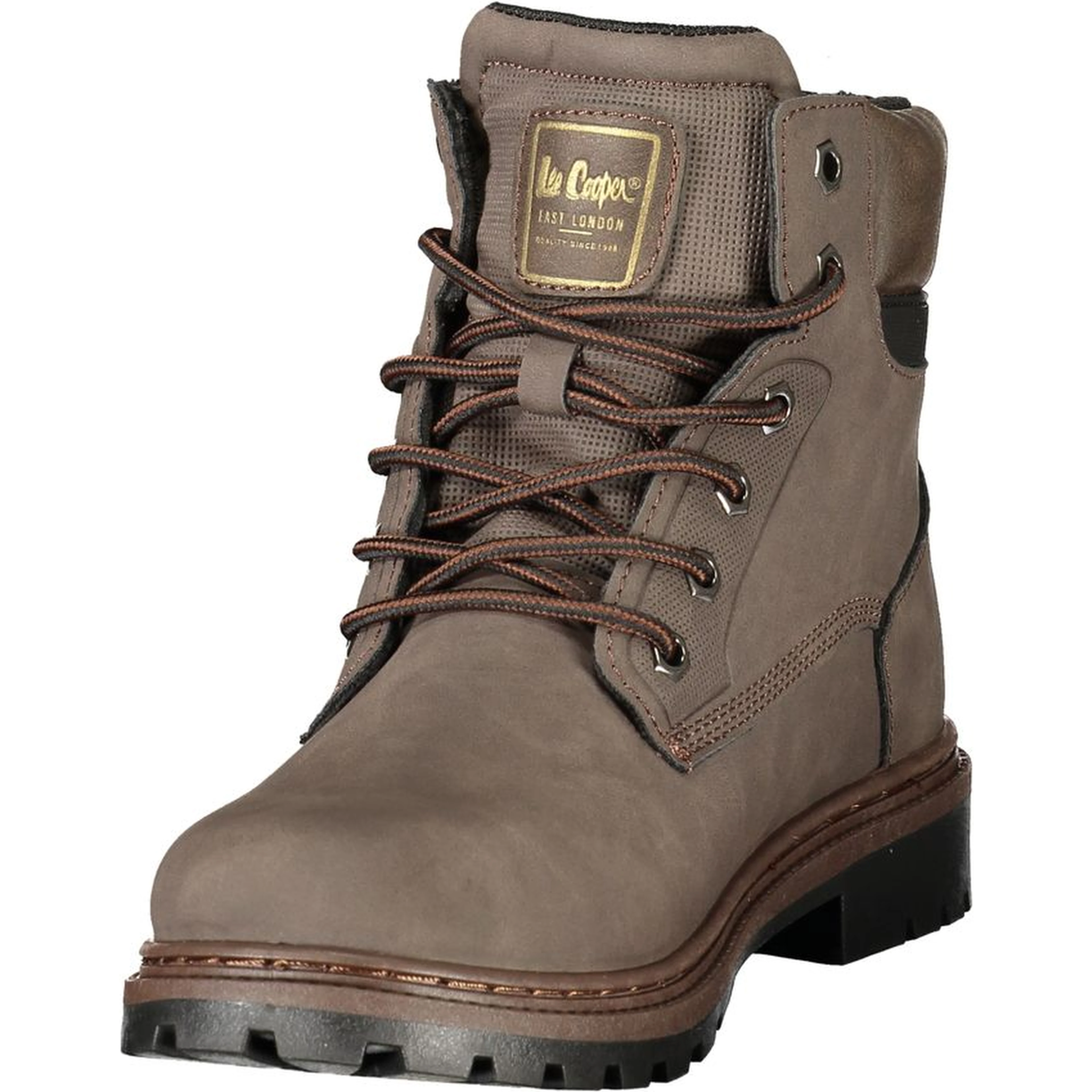 Brown Polyurethane Men's Boots