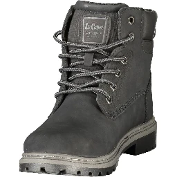 Black Polyurethane Men's Boot