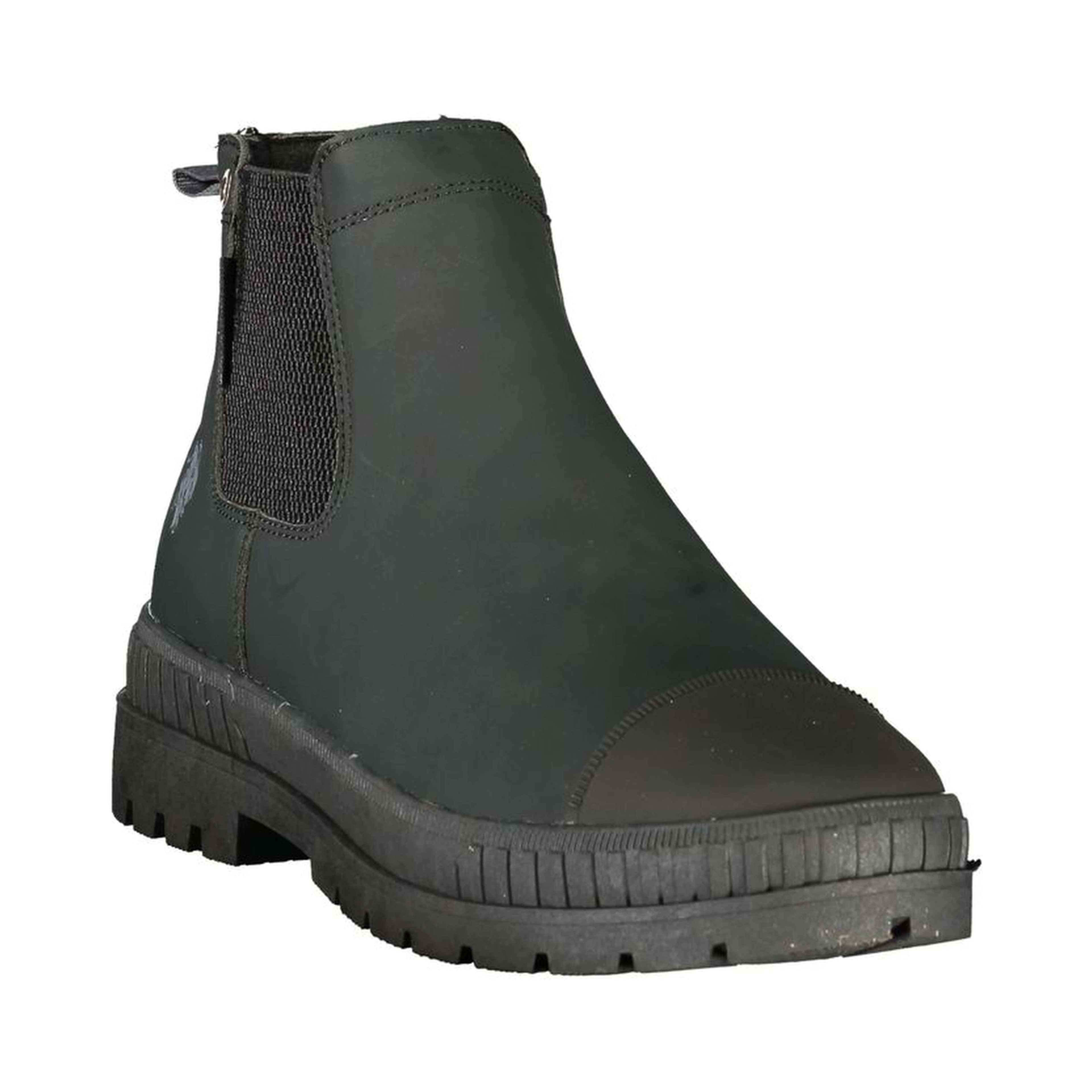 Black Polyurethane Men's Boot