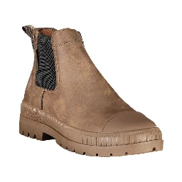 Brown Polyurethane Women's Boot