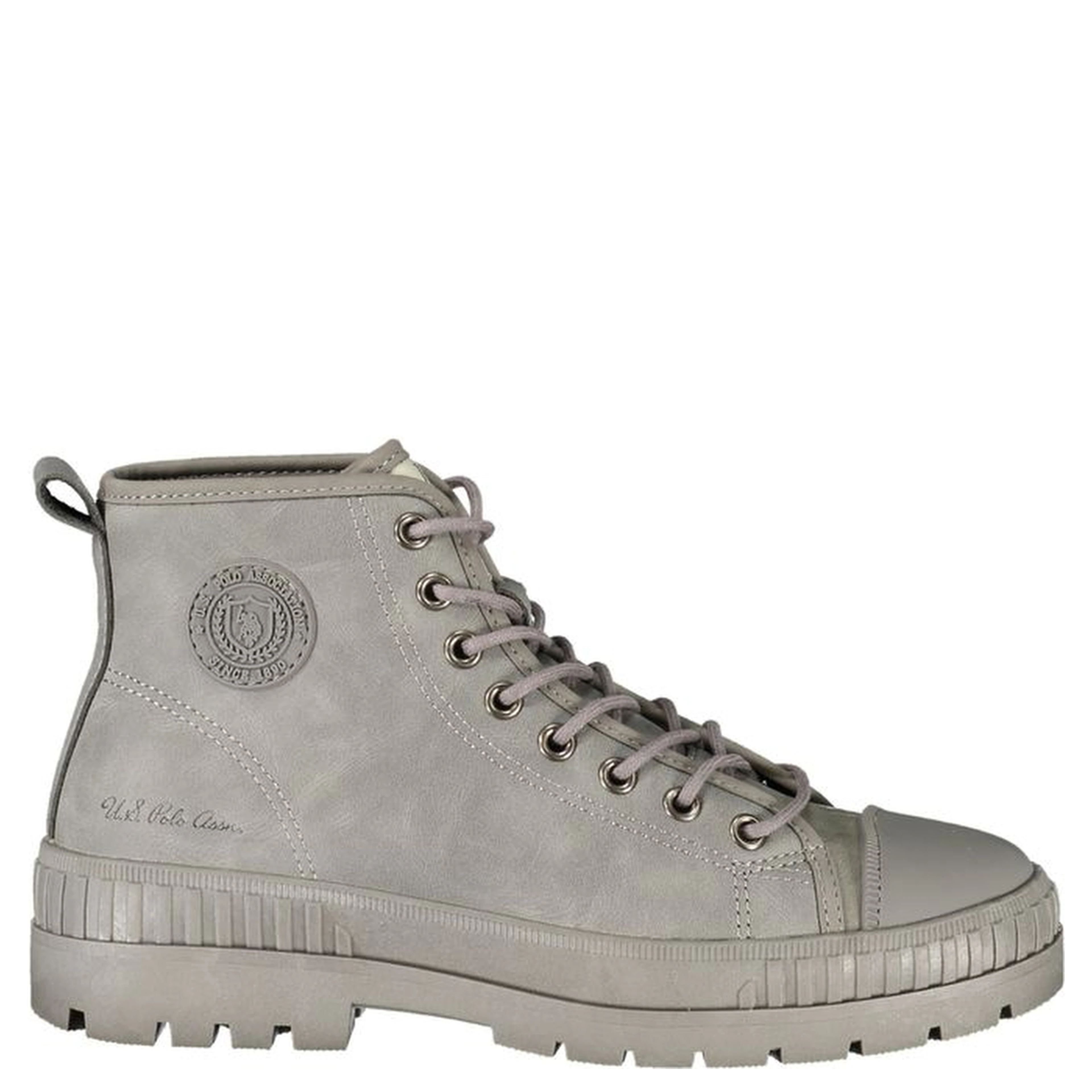 Gray Polyurethane Women's Boot