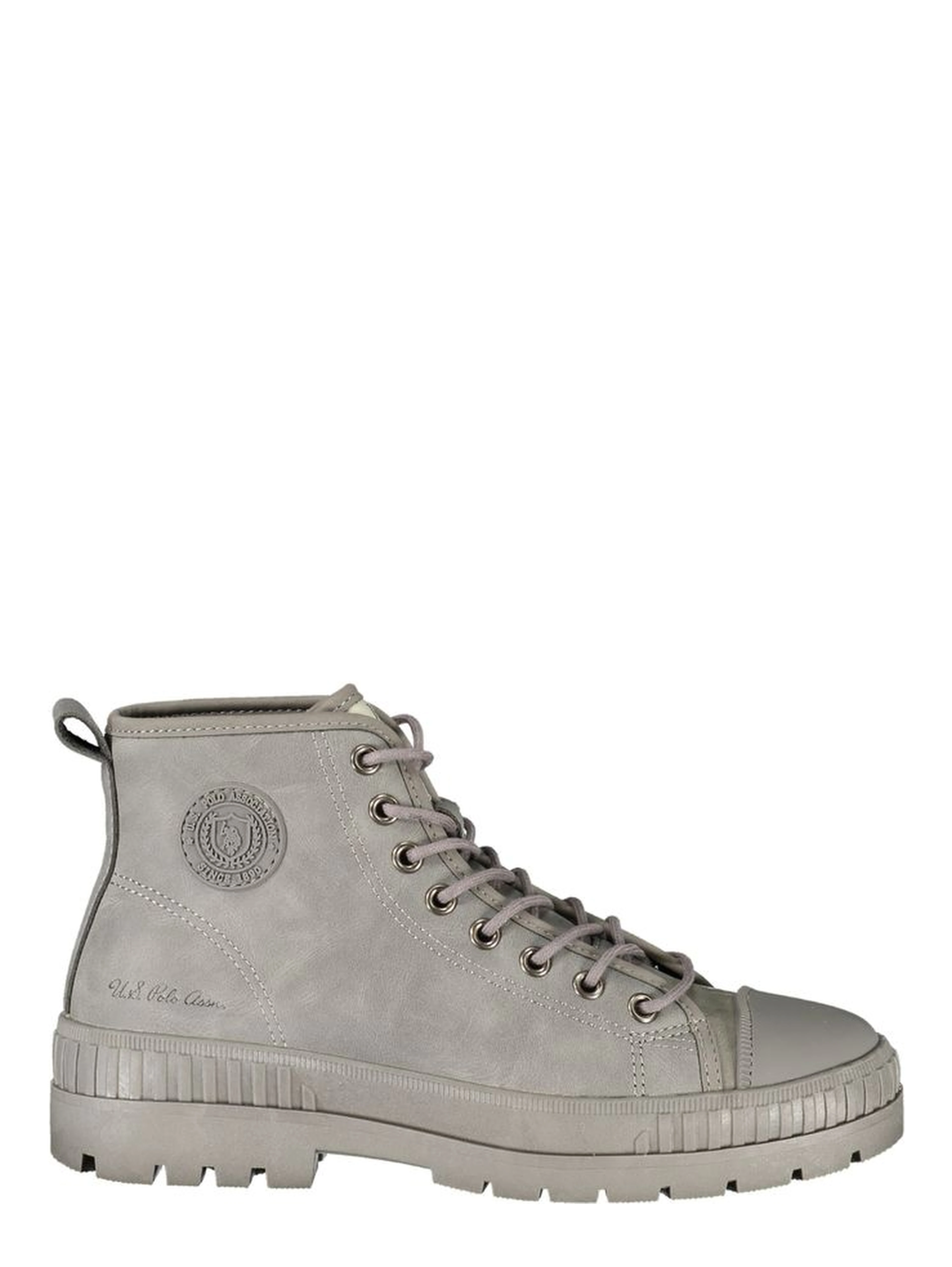 Gray Polyurethane Women's Boot