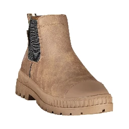 Brown Polyurethane Men's Boot