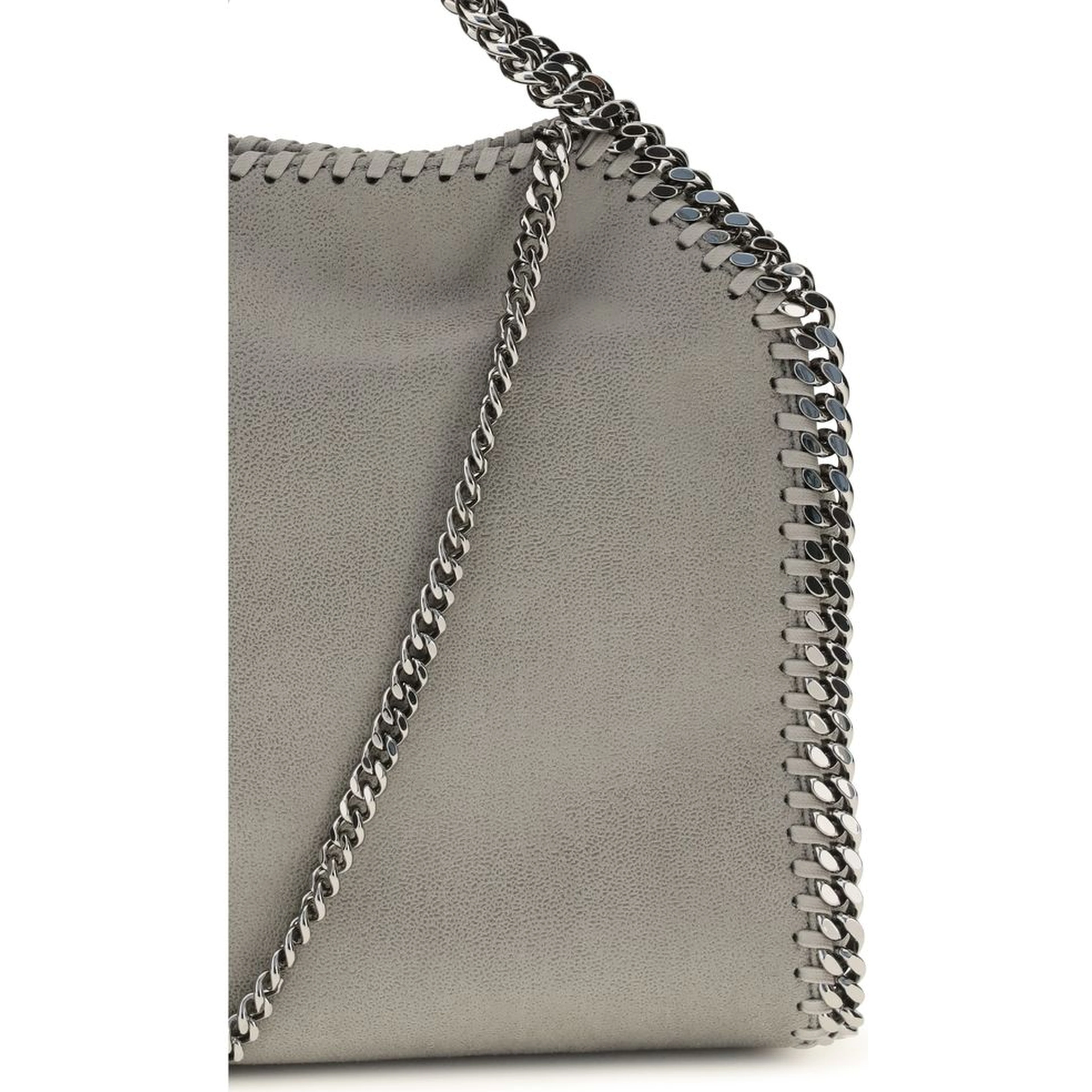 Gray Polyester Handbag