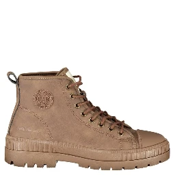 Brown Polyurethane Women's Boot