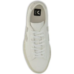 White Calf Leather Bos Taurus Low Top Sneakers